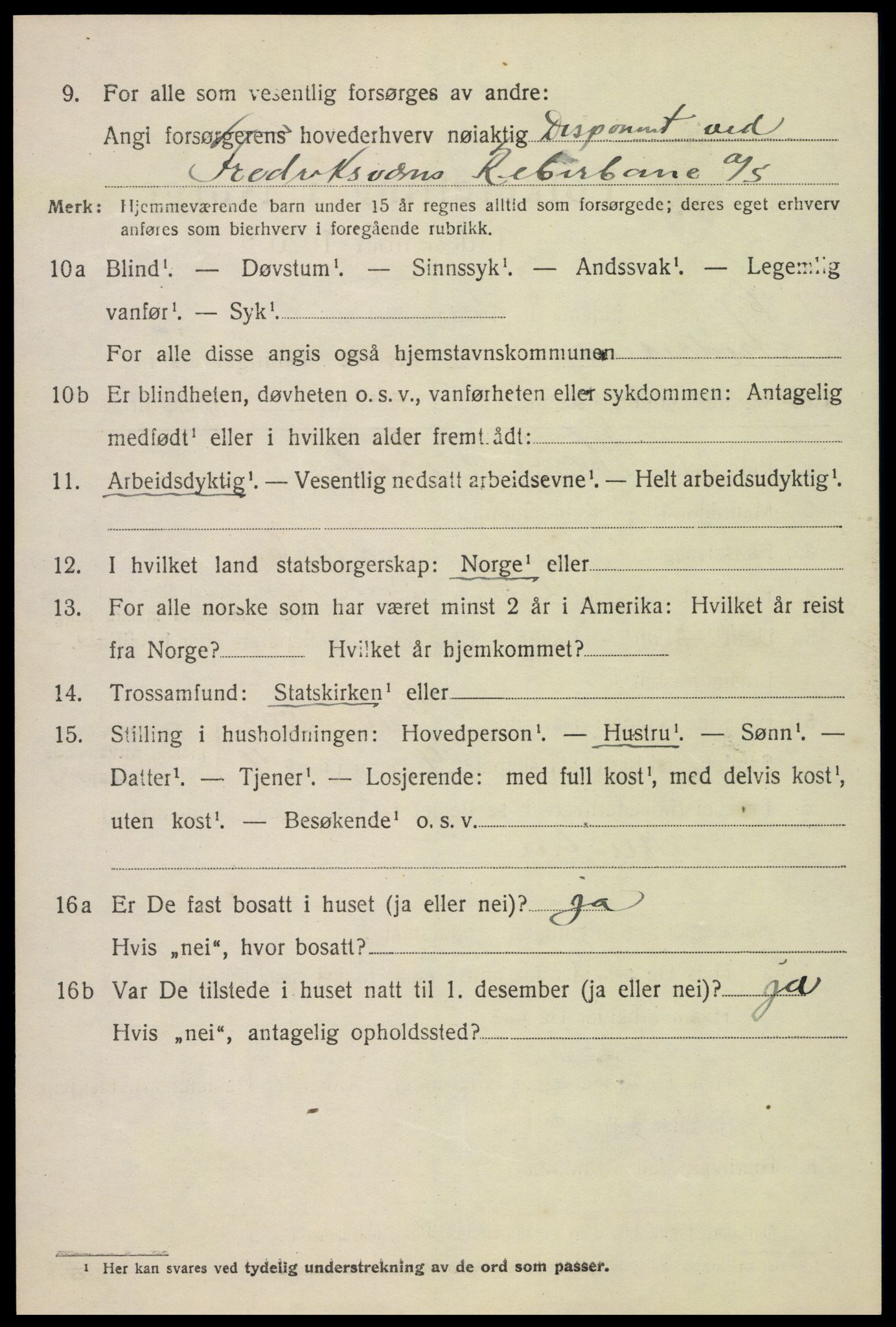 SAKO, Folketelling 1920 for 0798 Fredriksvern herred, 1920, s. 988