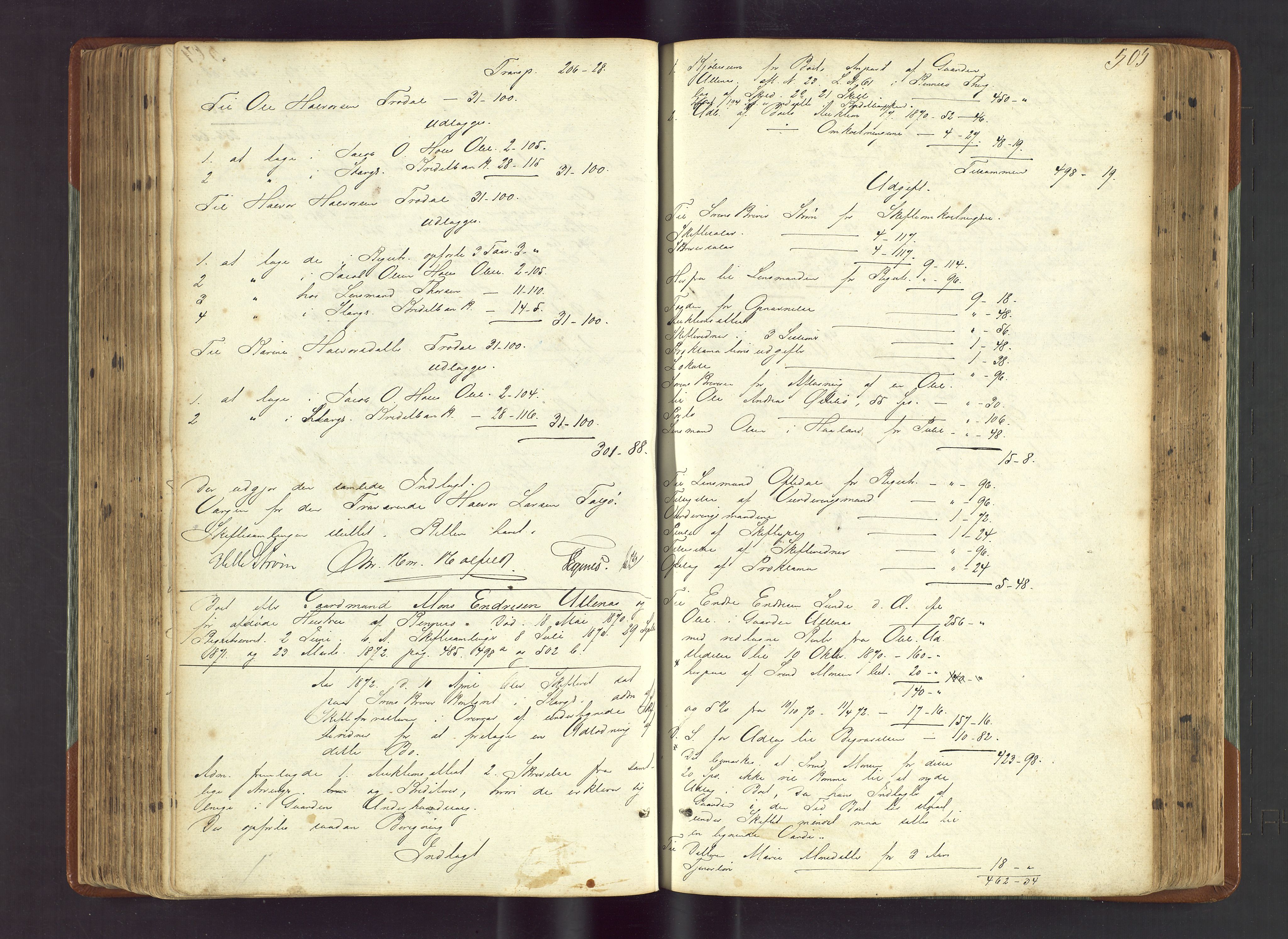 Ryfylke tingrett, AV/SAST-A-100055/001/IV/IVF/L0012b: Skifteforhandlingsprotokoll D1 Høle og Rennesøy, 1847-1880, s. 505