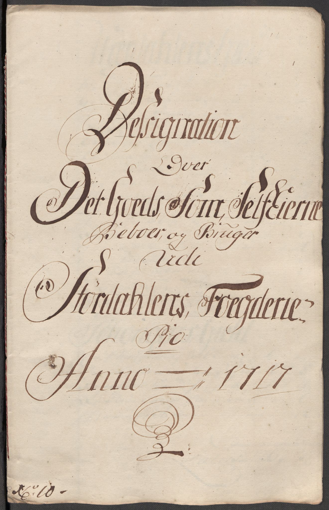 Rentekammeret inntil 1814, Reviderte regnskaper, Fogderegnskap, RA/EA-4092/R62/L4207: Fogderegnskap Stjørdal og Verdal, 1717, s. 277