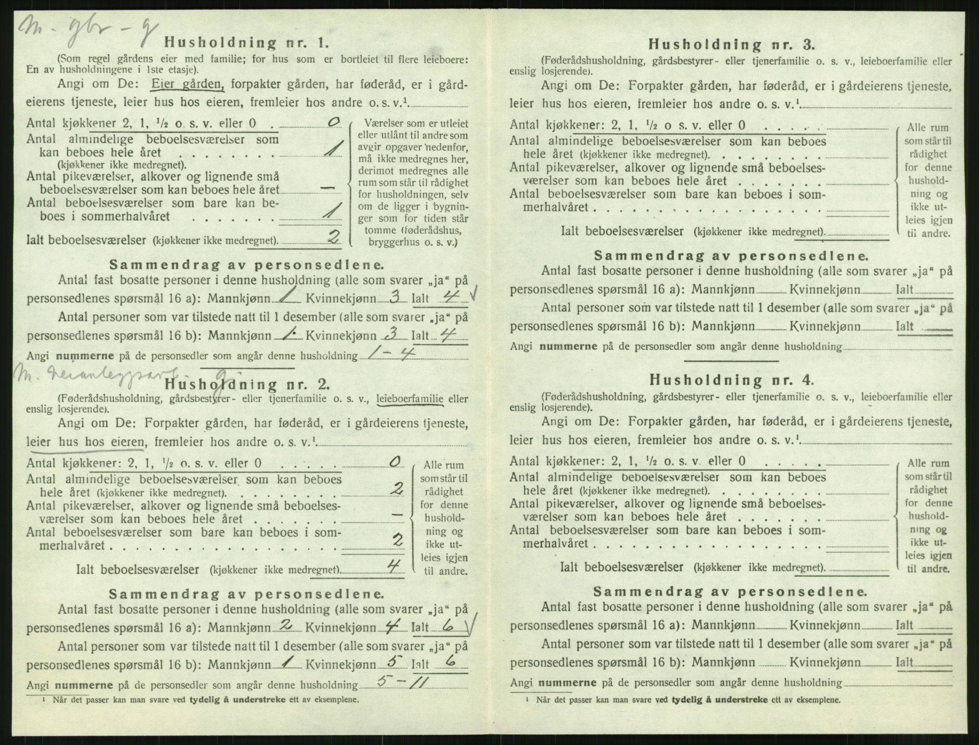 SAT, Folketelling 1920 for 1833 Mo herred, 1920, s. 1025