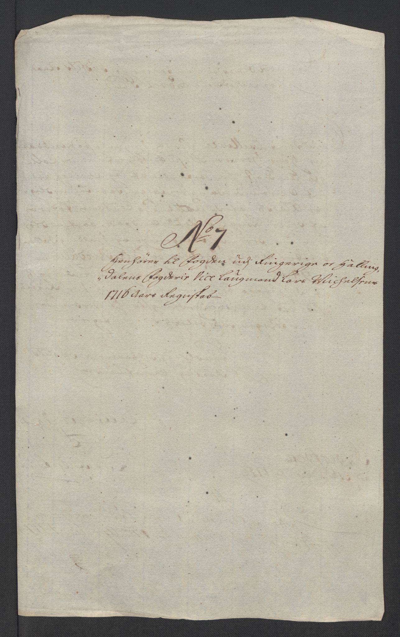 Rentekammeret inntil 1814, Reviderte regnskaper, Fogderegnskap, AV/RA-EA-4092/R23/L1474: Fogderegnskap Ringerike og Hallingdal, 1716, s. 50