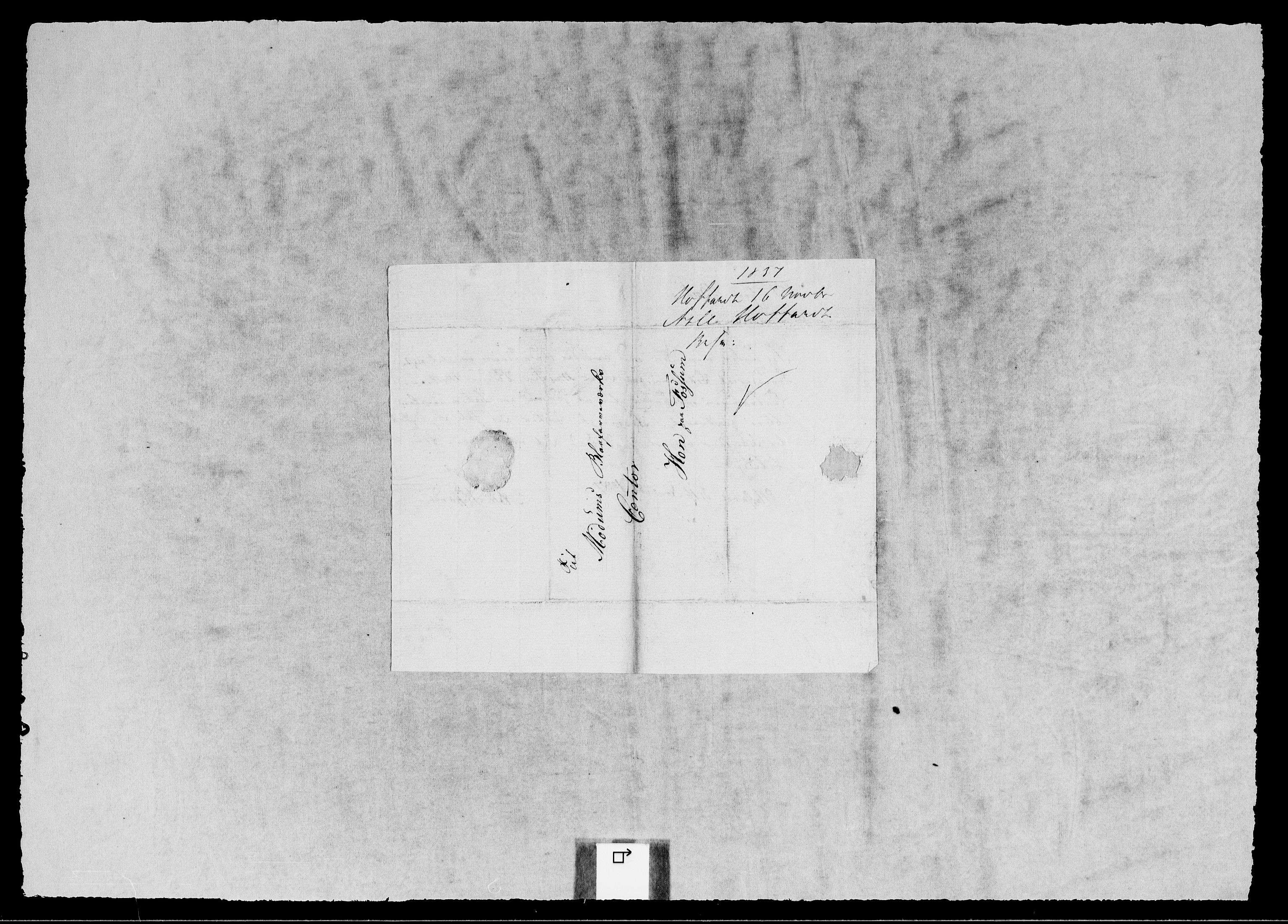Modums Blaafarveværk, AV/RA-PA-0157/G/Gb/L0119/0001: -- / Innkomne brev A - G, 1837-1838, s. 7