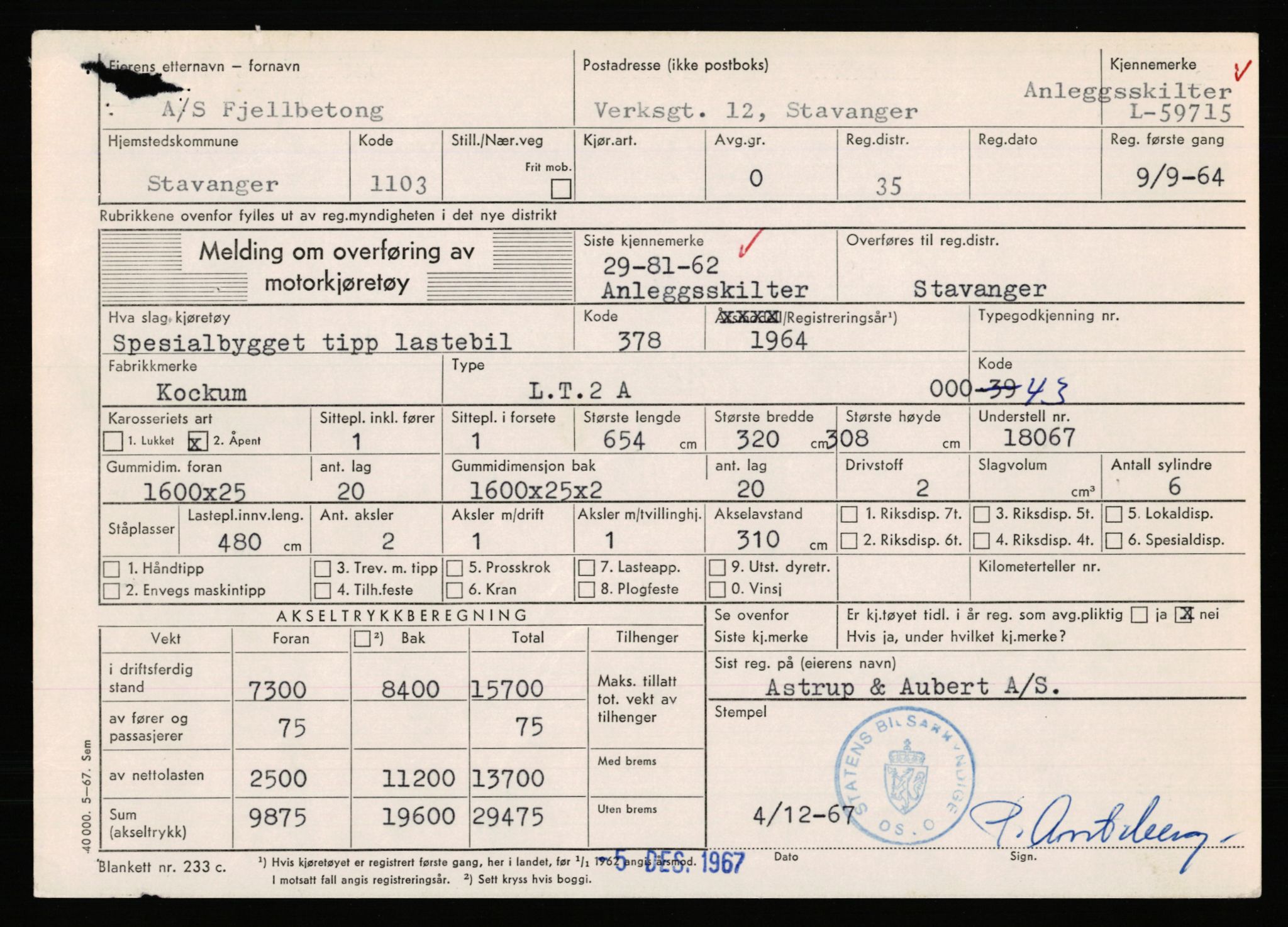 Stavanger trafikkstasjon, AV/SAST-A-101942/0/F/L0058: L-58000 - L-59999, 1930-1971, s. 2117