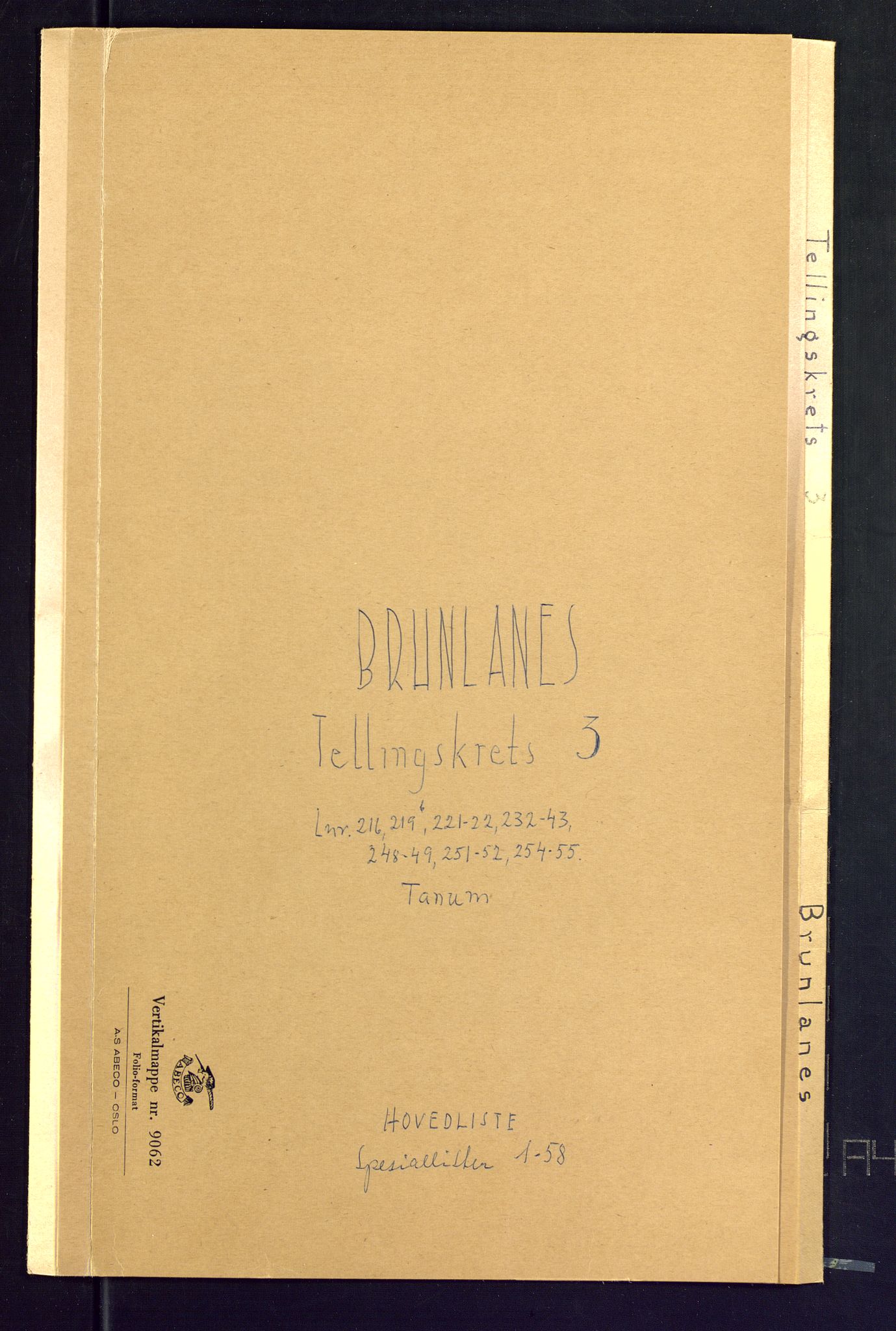 SAKO, Folketelling 1875 for 0726P Brunlanes prestegjeld, 1875, s. 9
