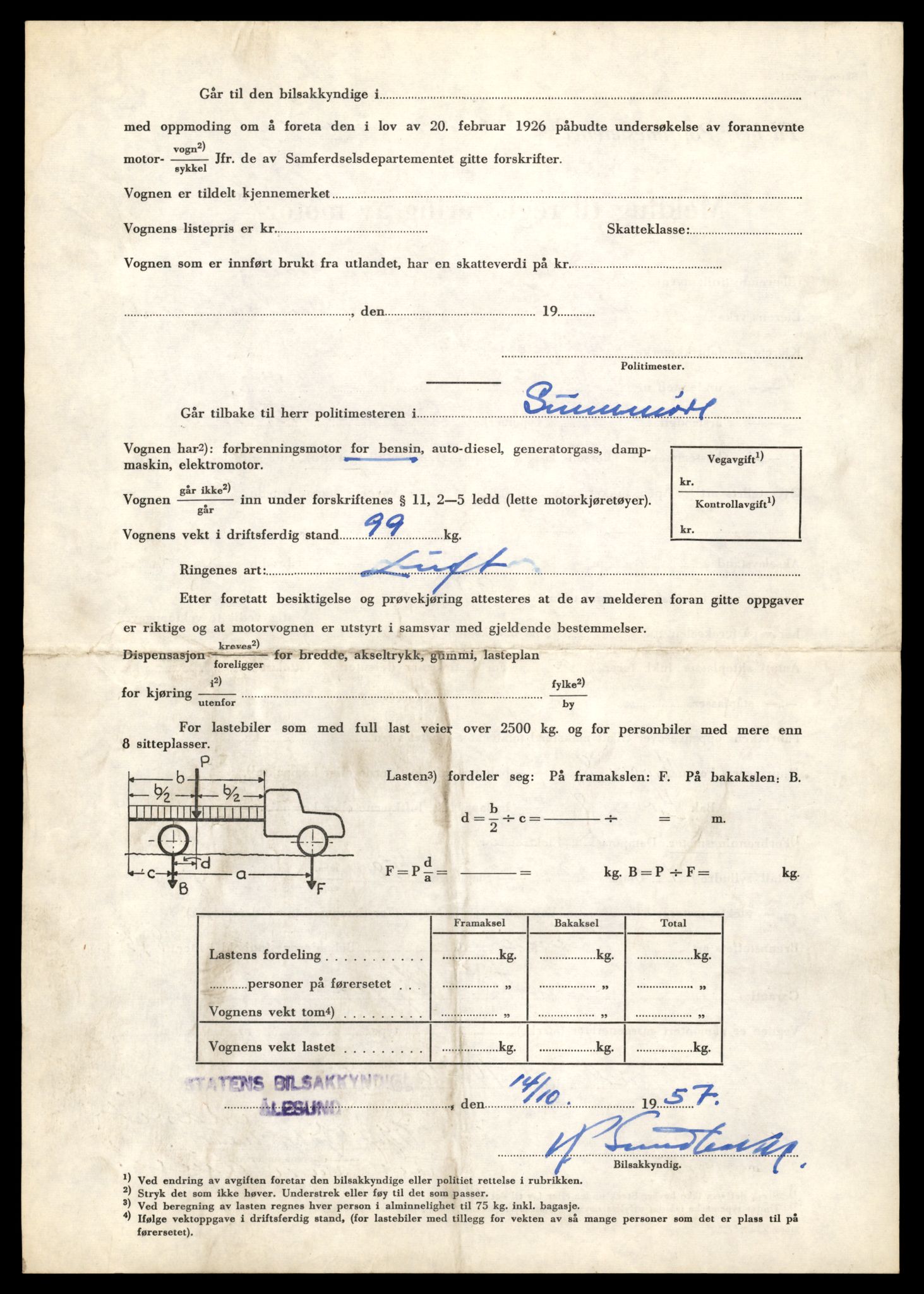 Møre og Romsdal vegkontor - Ålesund trafikkstasjon, AV/SAT-A-4099/F/Fe/L0040: Registreringskort for kjøretøy T 13531 - T 13709, 1927-1998, s. 2922