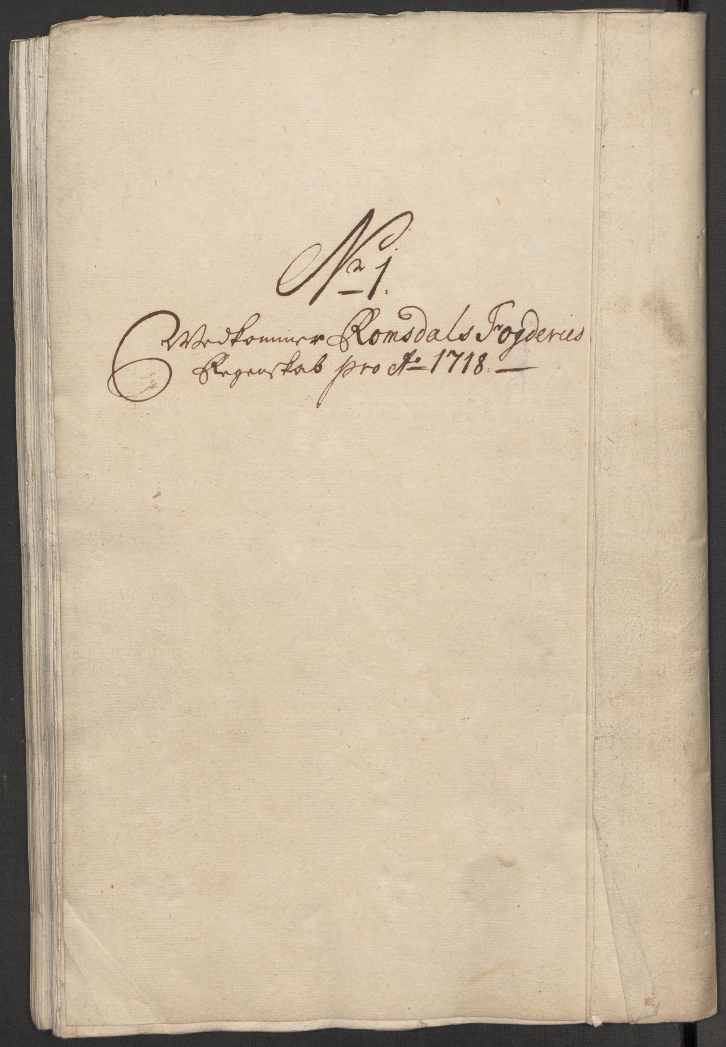 Rentekammeret inntil 1814, Reviderte regnskaper, Fogderegnskap, RA/EA-4092/R55/L3665: Fogderegnskap Romsdal, 1718, s. 75