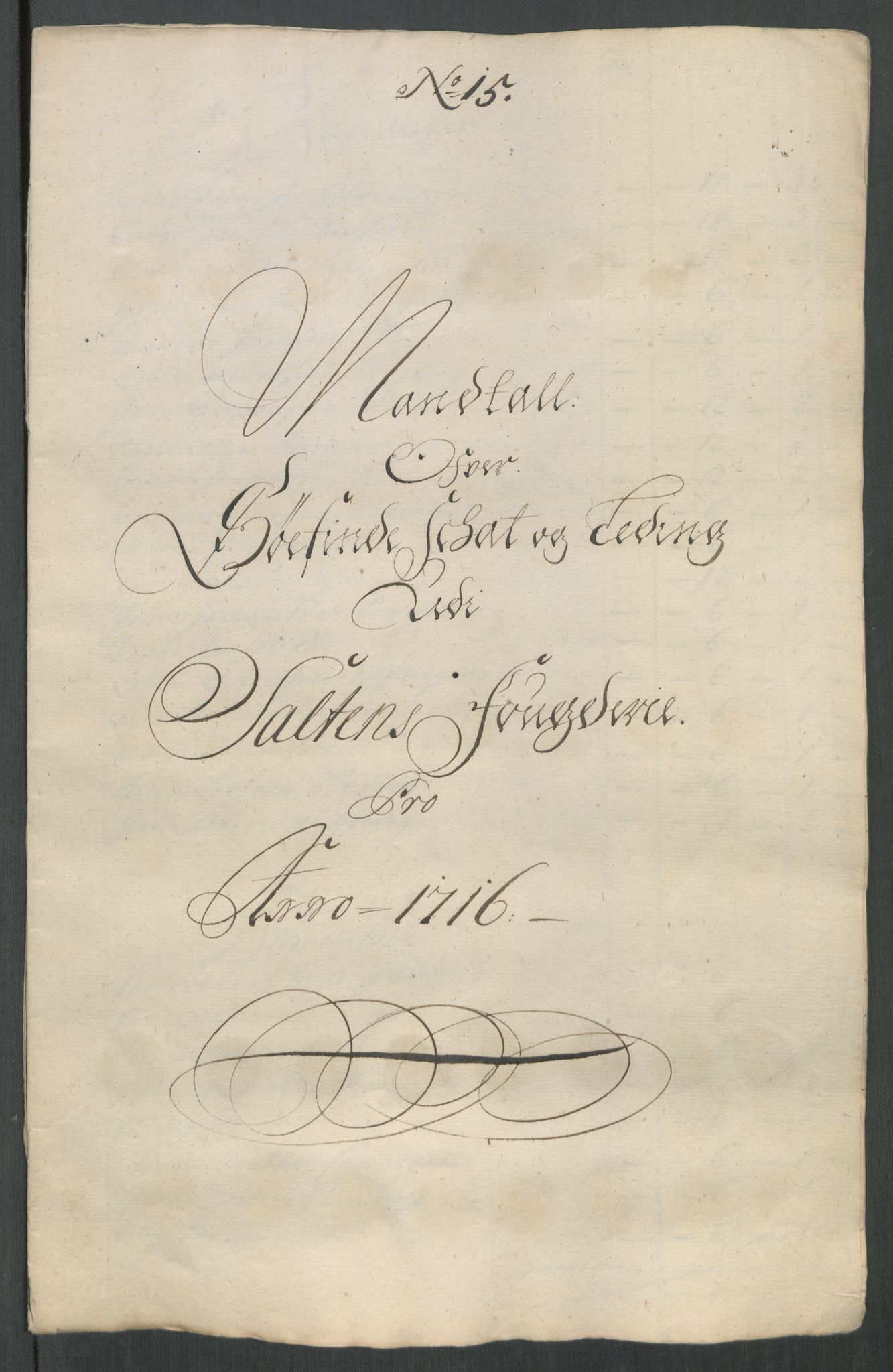 Rentekammeret inntil 1814, Reviderte regnskaper, Fogderegnskap, RA/EA-4092/R66/L4586: Fogderegnskap Salten, 1716, s. 183