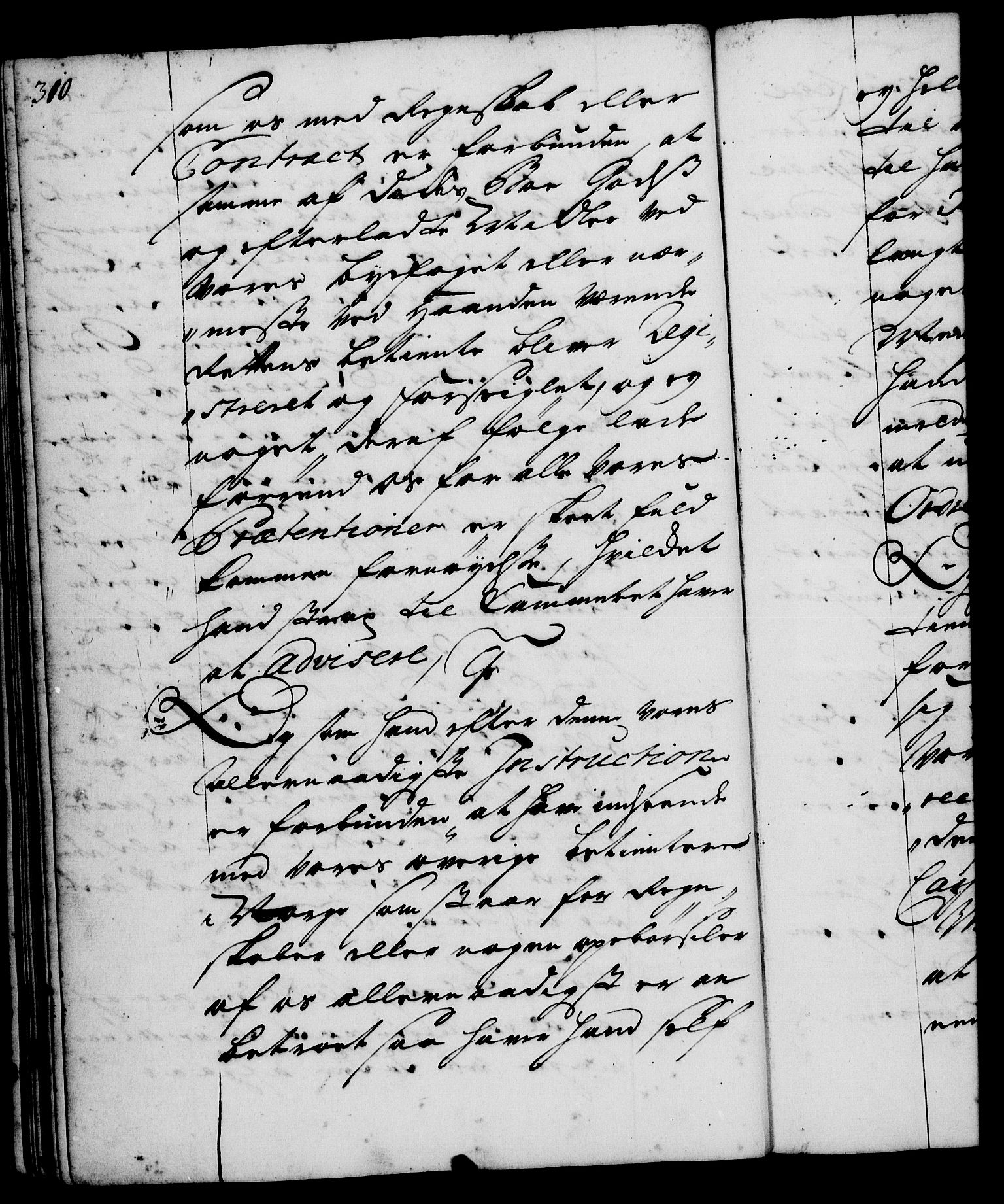 Rentekammeret, Kammerkanselliet, AV/RA-EA-3111/G/Gg/Ggi/L0001: Norsk instruksjonsprotokoll med register (merket RK 53.34), 1720-1729, s. 310