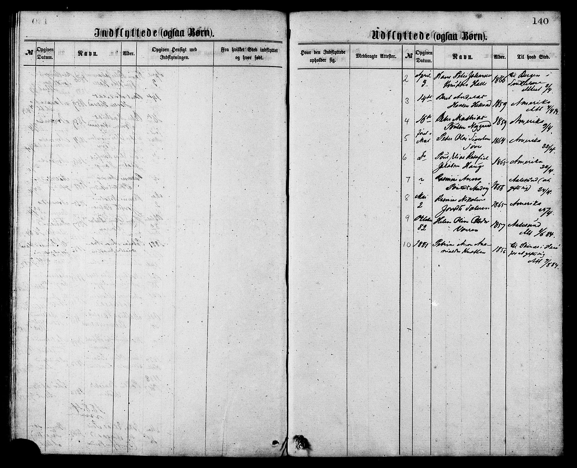 Ministerialprotokoller, klokkerbøker og fødselsregistre - Møre og Romsdal, AV/SAT-A-1454/503/L0035: Ministerialbok nr. 503A03, 1865-1884, s. 140