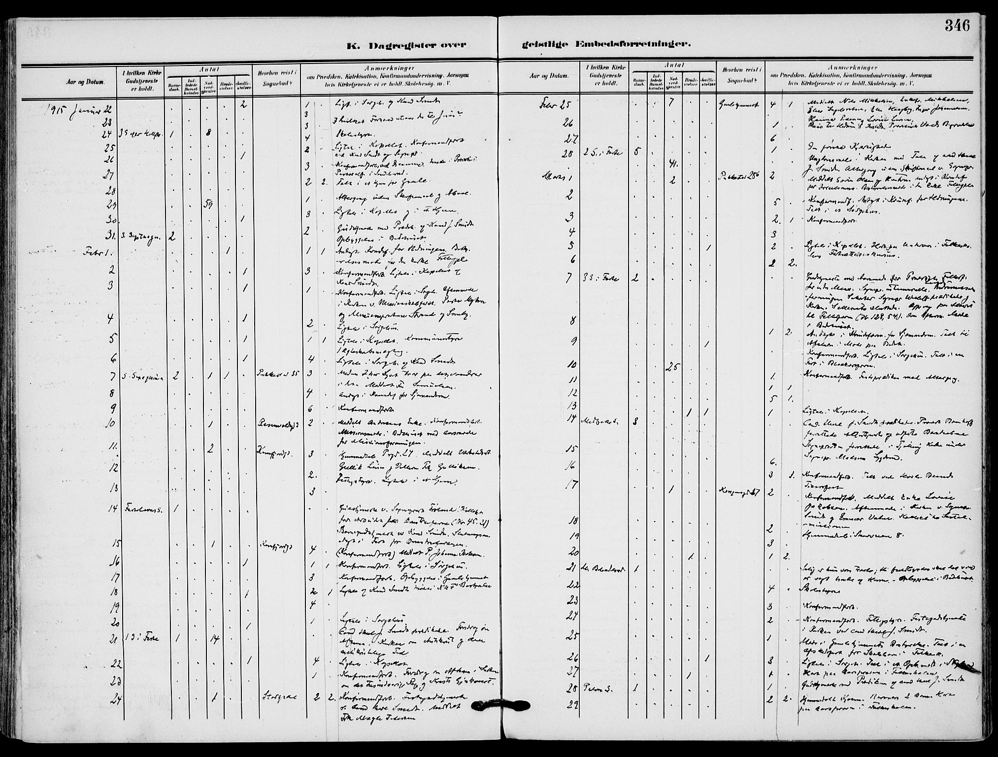 Sandefjord kirkebøker, SAKO/A-315/F/Fa/L0005: Ministerialbok nr. 5, 1906-1915, s. 346