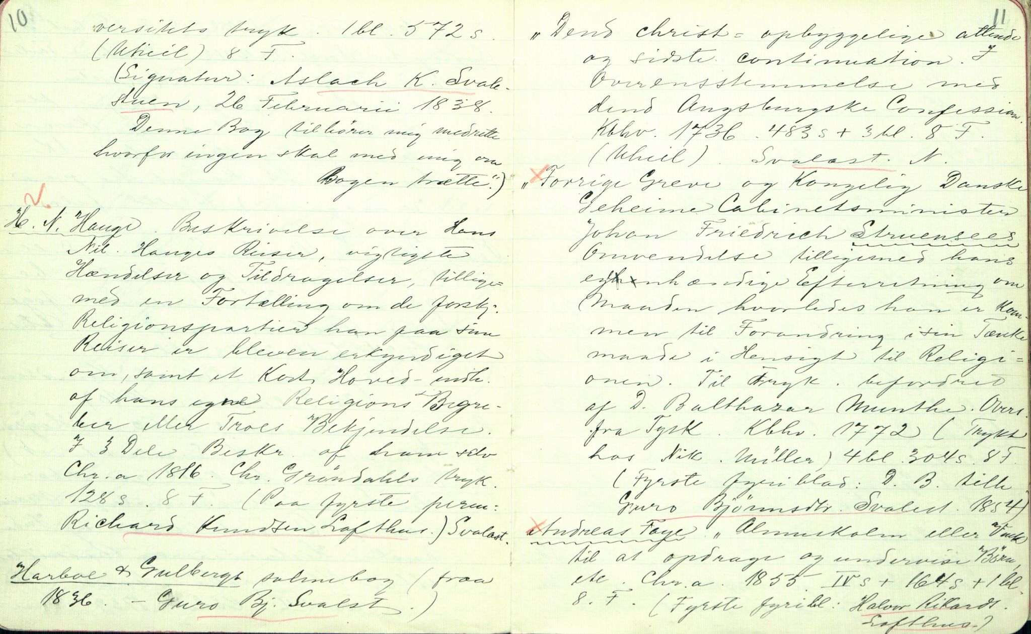 Rikard Berge, TEMU/TGM-A-1003/F/L0001/0020: 001-030 Innholdslister / 16. Bibliografi, 1902, s. 10-11