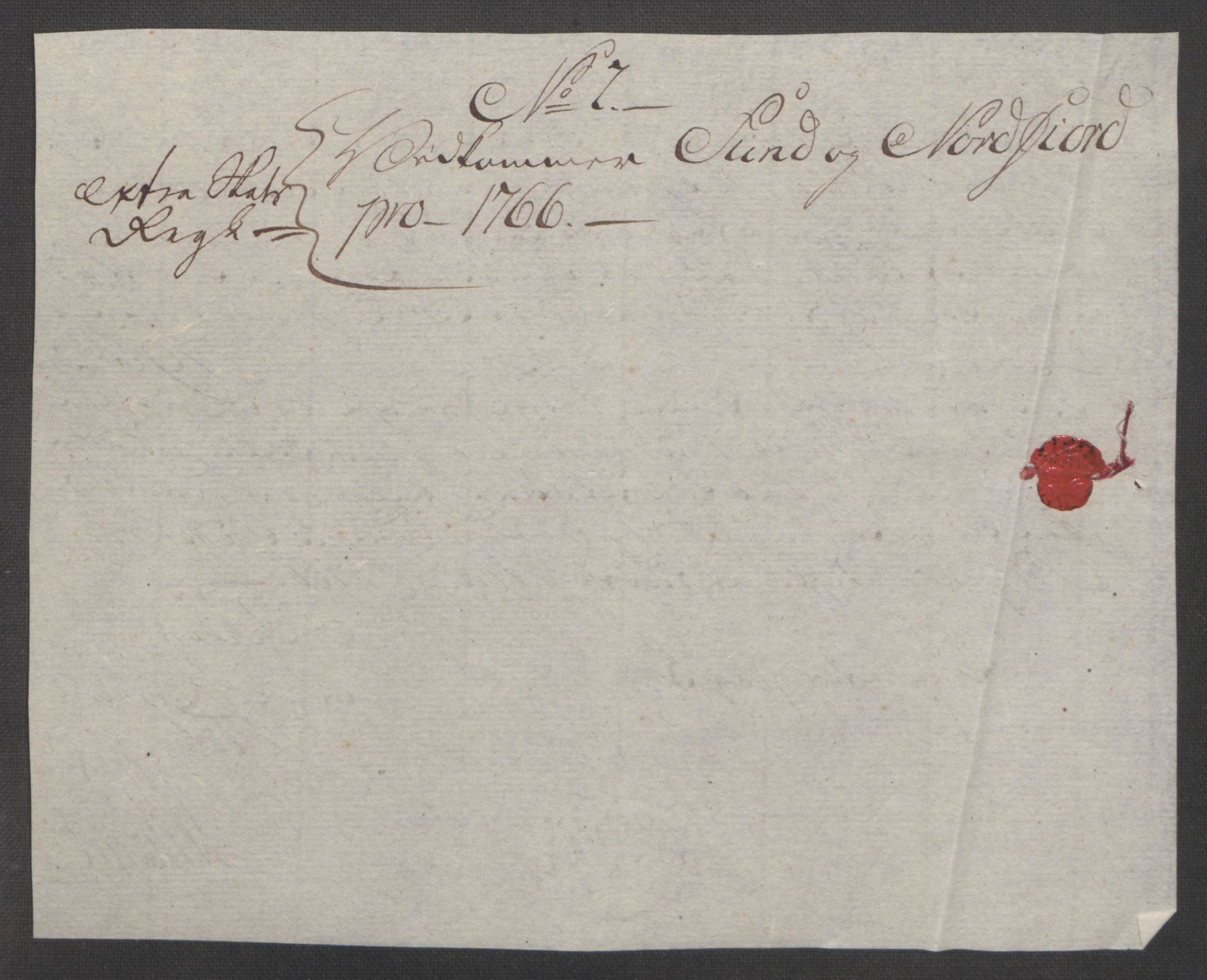 Rentekammeret inntil 1814, Reviderte regnskaper, Fogderegnskap, AV/RA-EA-4092/R53/L3550: Ekstraskatten Sunn- og Nordfjord, 1762-1771, s. 177