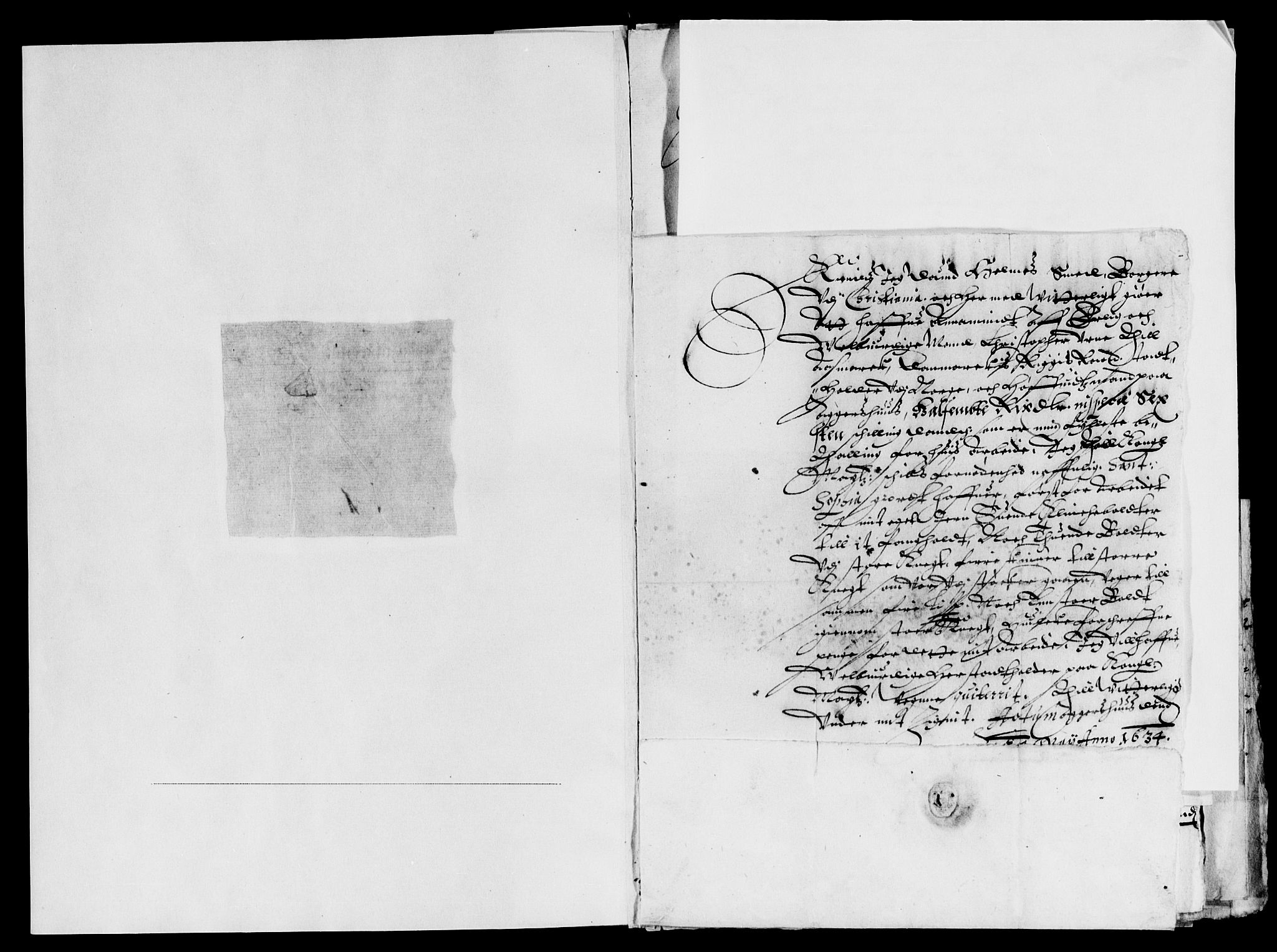 Rentekammeret inntil 1814, Reviderte regnskaper, Lensregnskaper, AV/RA-EA-5023/R/Rb/Rba/L0124: Akershus len, 1634-1636