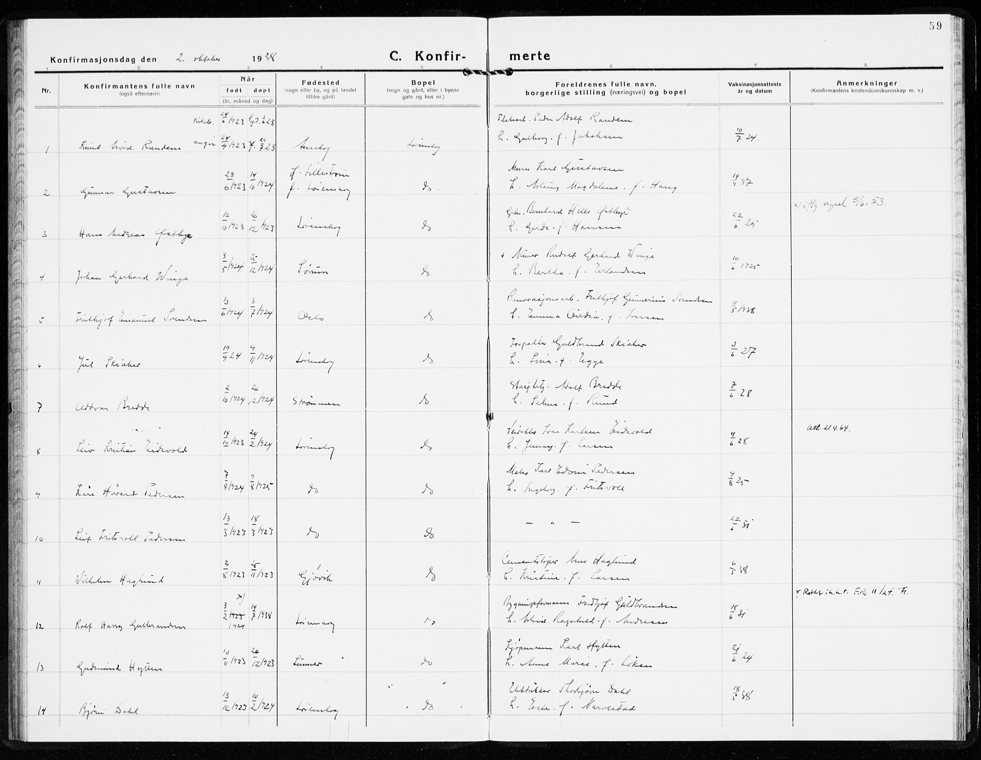 Skedsmo prestekontor Kirkebøker, SAO/A-10033a/F/Fb/L0004: Ministerialbok nr. II 4, 1931-1943, s. 59