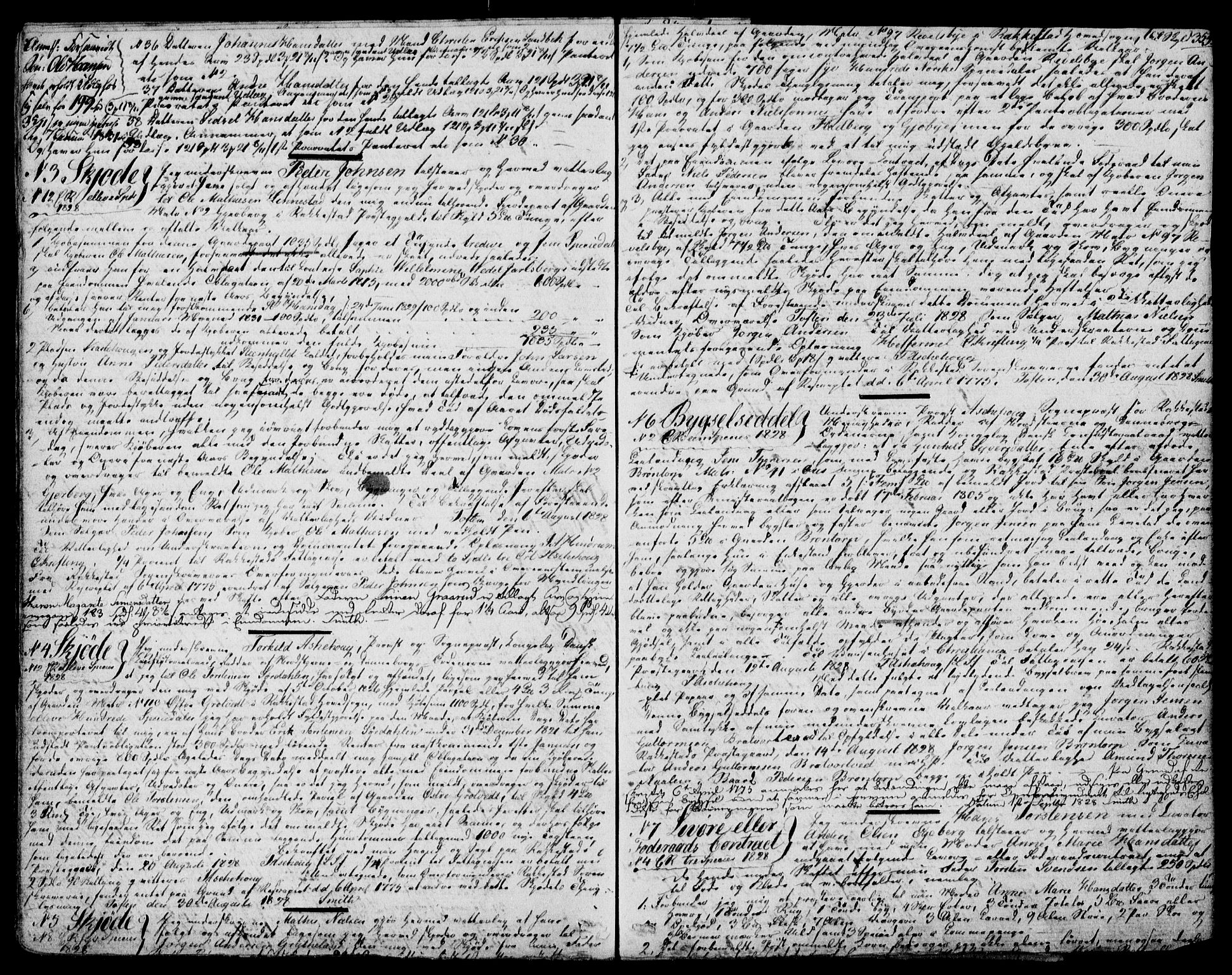 Rakkestad sorenskriveri, SAO/A-10686/G/Gb/Gba/Gbaa/L0007: Pantebok nr. 7, 1822-1830, s. 355