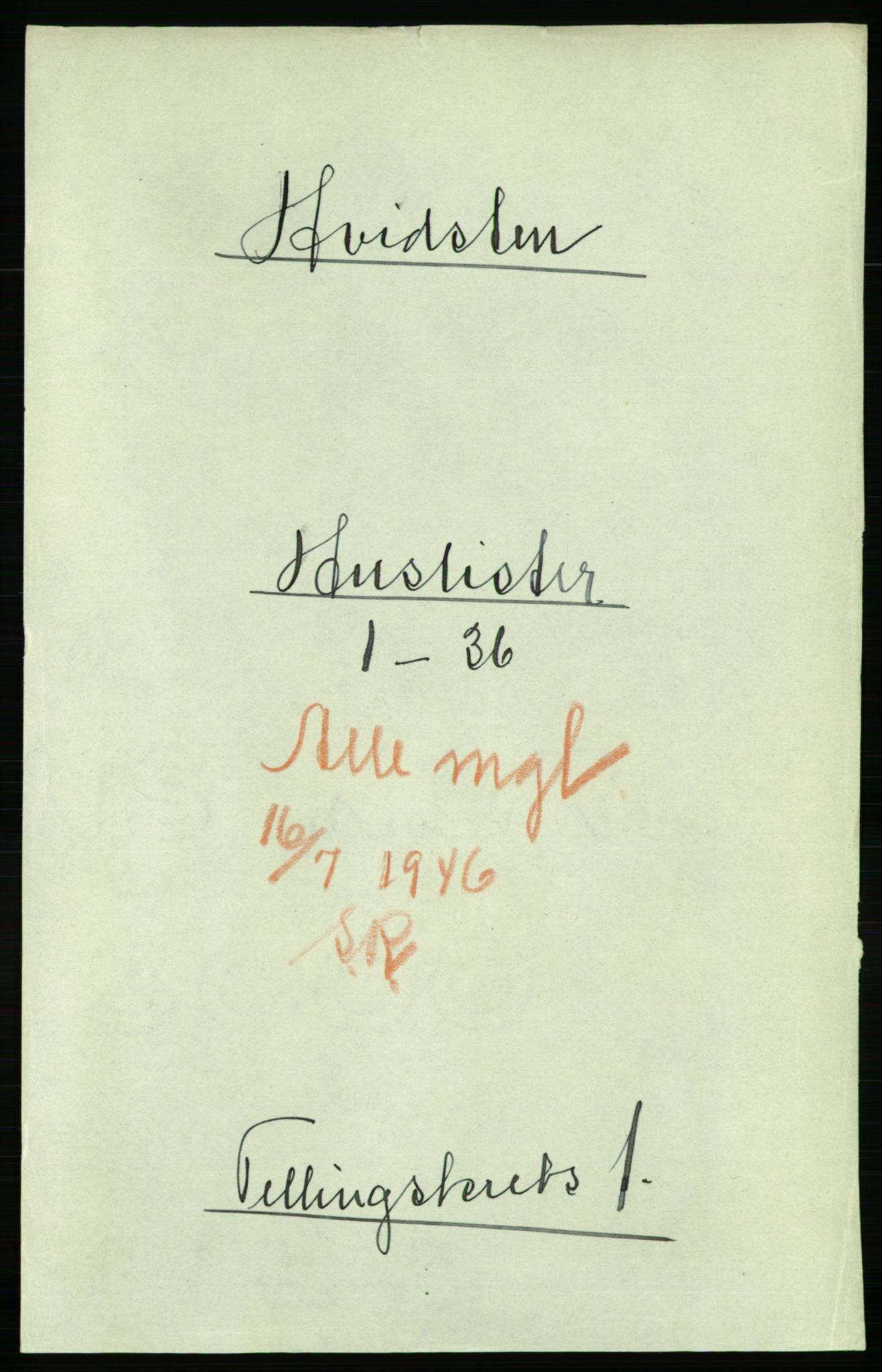 RA, Folketelling 1891 for 0202 Hvitsten ladested, 1891, s. 7