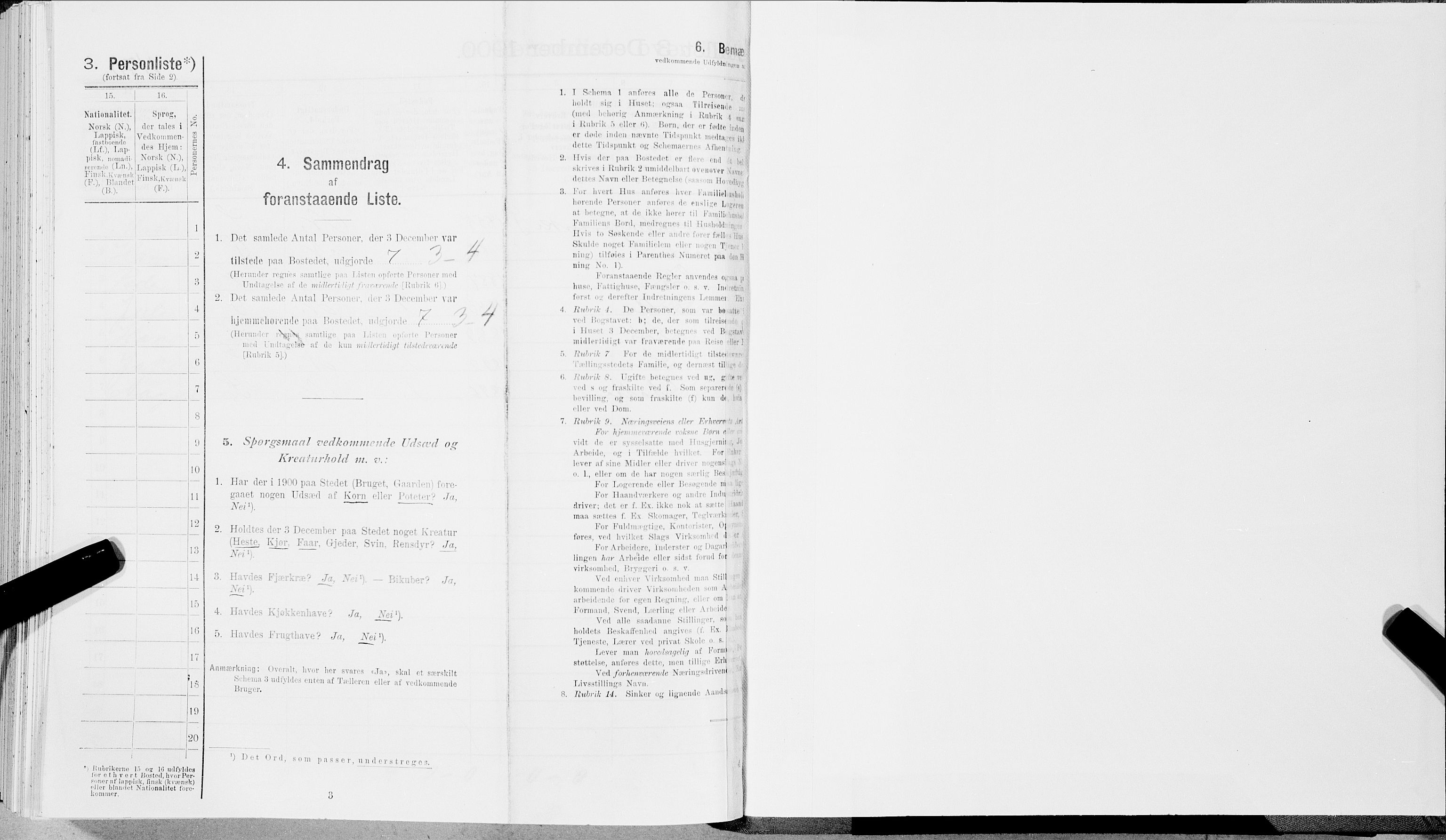 SAT, Folketelling 1900 for 1849 Hamarøy herred, 1900, s. 489