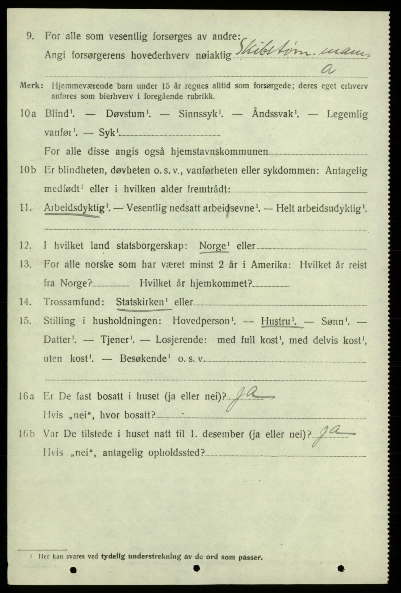 SAB, Folketelling 1920 for 1224 Kvinnherad herred, 1920, s. 7451
