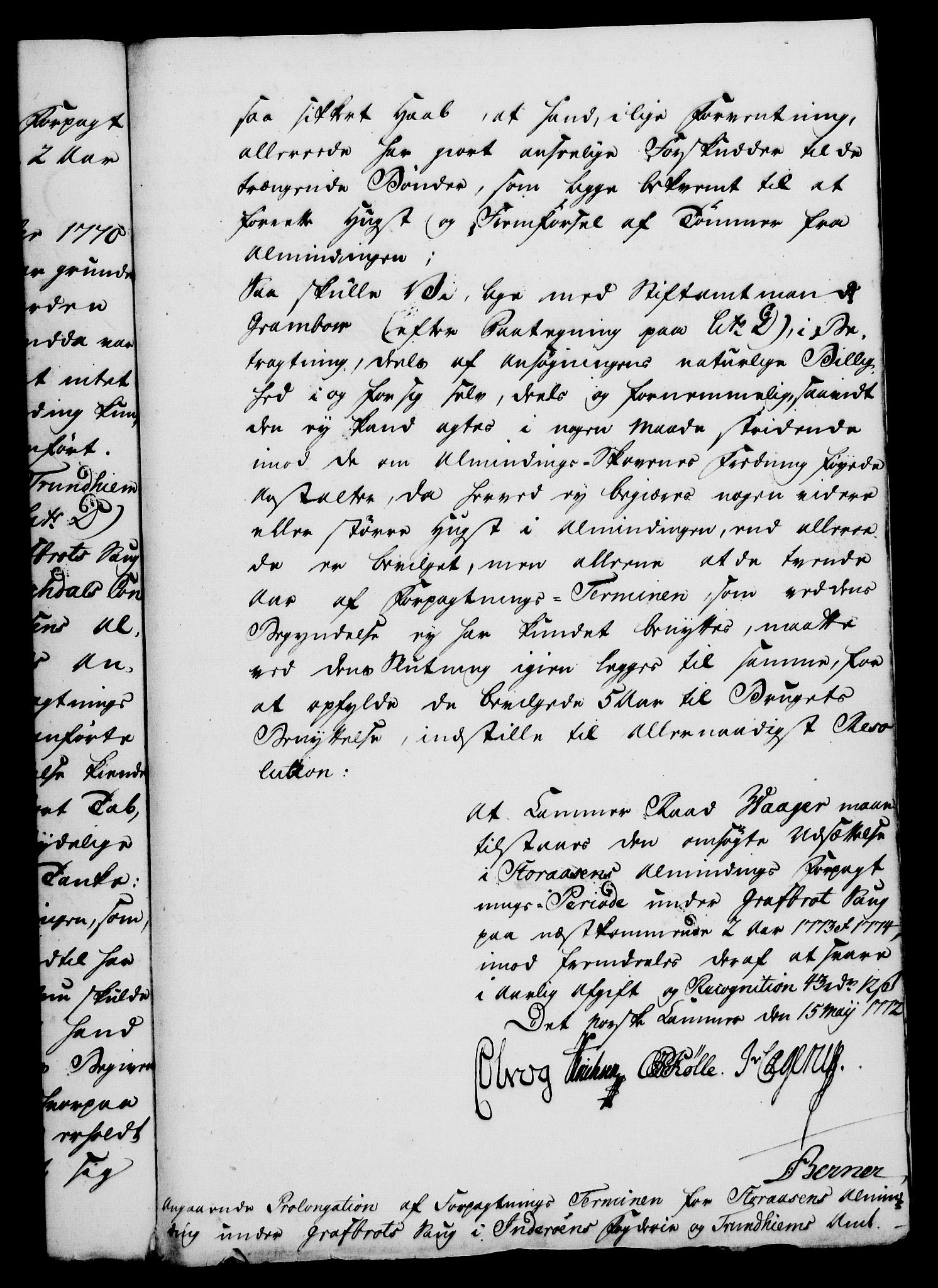 Rentekammeret, Kammerkanselliet, RA/EA-3111/G/Gf/Gfa/L0054: Norsk relasjons- og resolusjonsprotokoll (merket RK 52.54), 1771-1772, s. 469