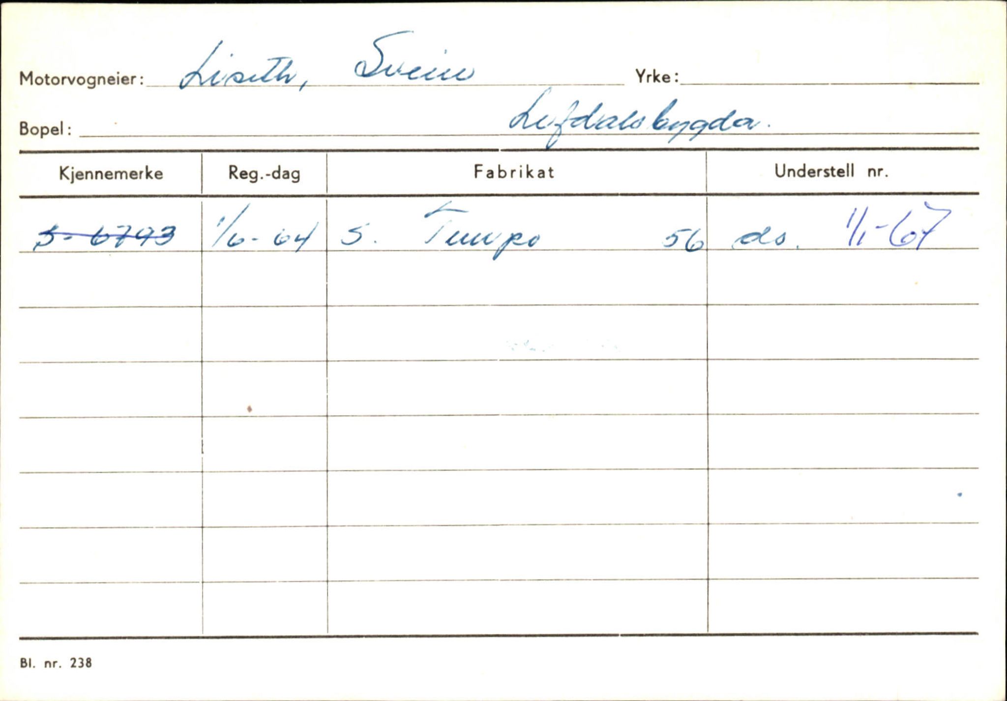 Statens vegvesen, Sogn og Fjordane vegkontor, SAB/A-5301/4/F/L0129: Eigarregistrer Eid A-S, 1945-1975, s. 1507