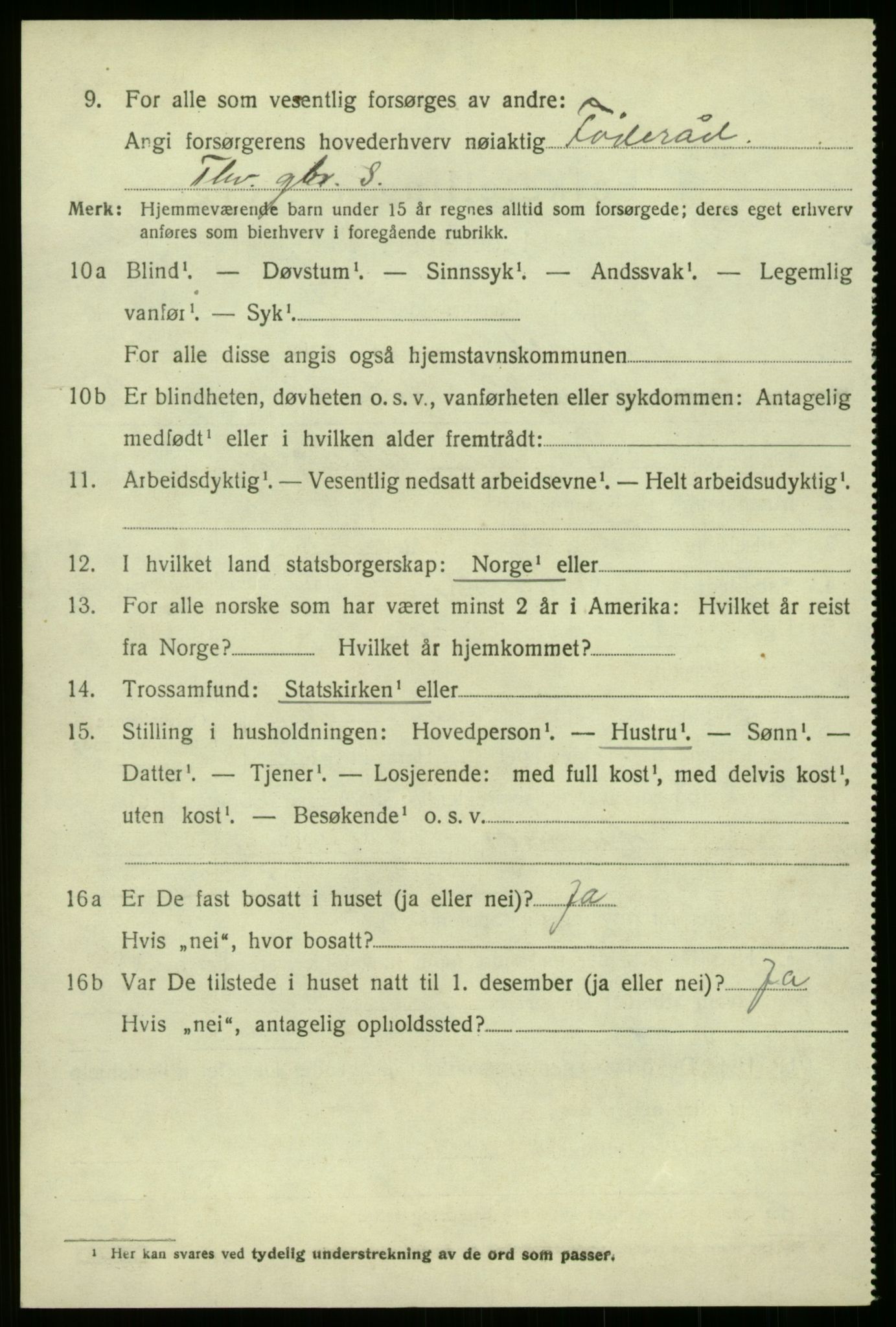 SAB, Folketelling 1920 for 1428 Askvoll herred, 1920, s. 4981