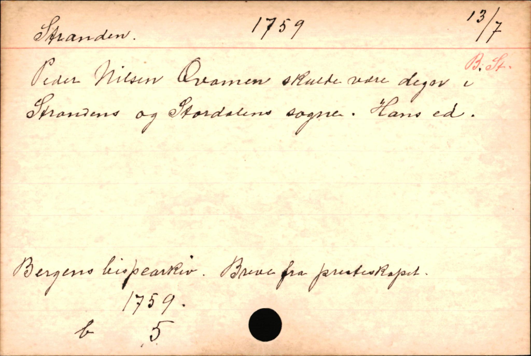 Haugen, Johannes - lærer, AV/SAB-SAB/PA-0036/01/L0001: Om klokkere og lærere, 1521-1904, s. 10985