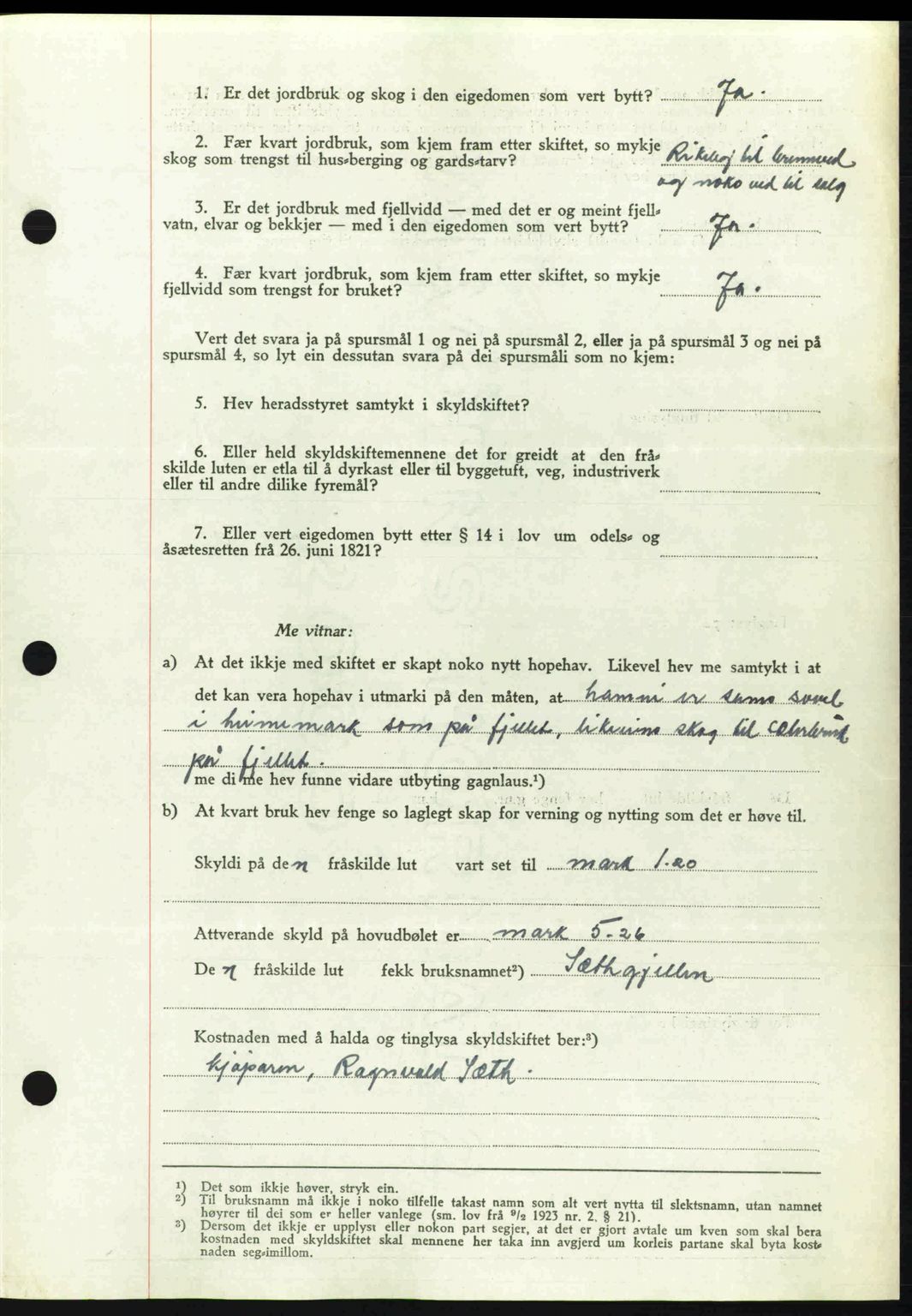 Romsdal sorenskriveri, AV/SAT-A-4149/1/2/2C: Pantebok nr. A12, 1942-1942, Dagboknr: 1360/1942