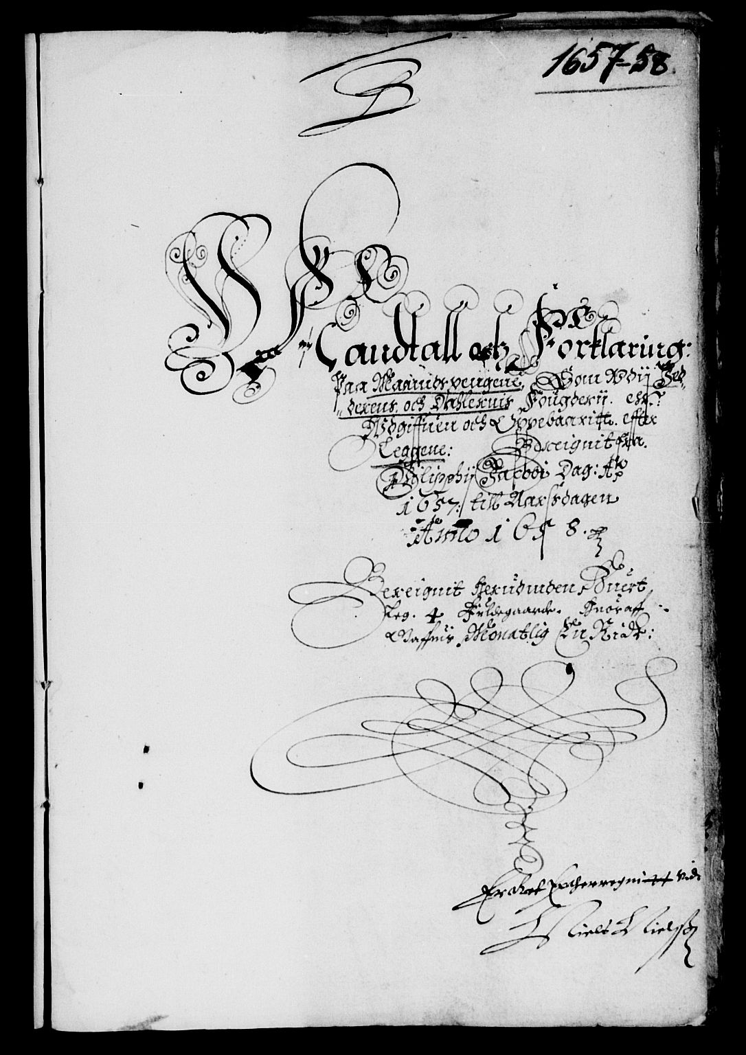 Rentekammeret inntil 1814, Reviderte regnskaper, Lensregnskaper, AV/RA-EA-5023/R/Rb/Rbs/L0037: Stavanger len, 1657-1658