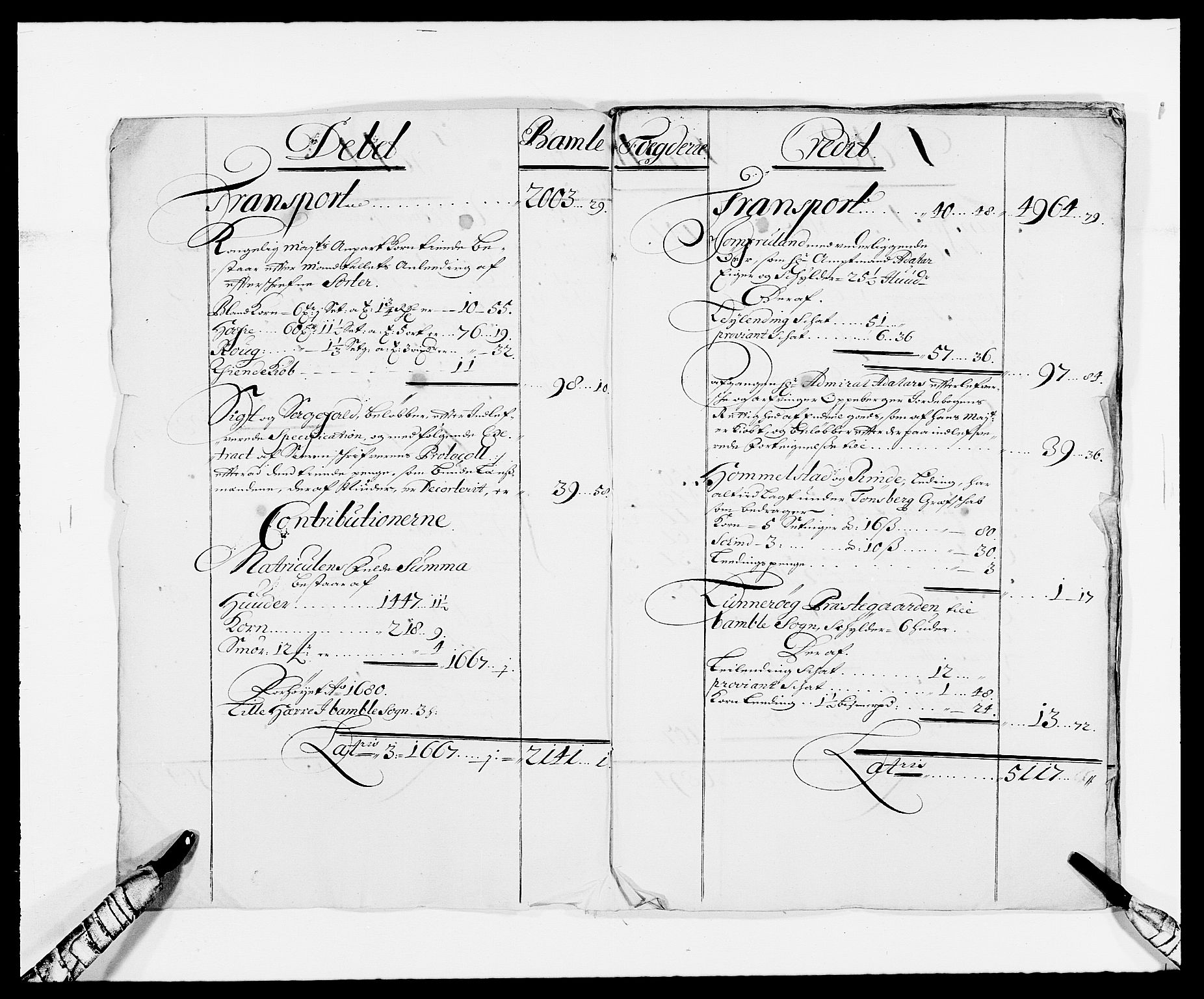 Rentekammeret inntil 1814, Reviderte regnskaper, Fogderegnskap, AV/RA-EA-4092/R34/L2048: Fogderegnskap Bamble, 1685-1687, s. 3