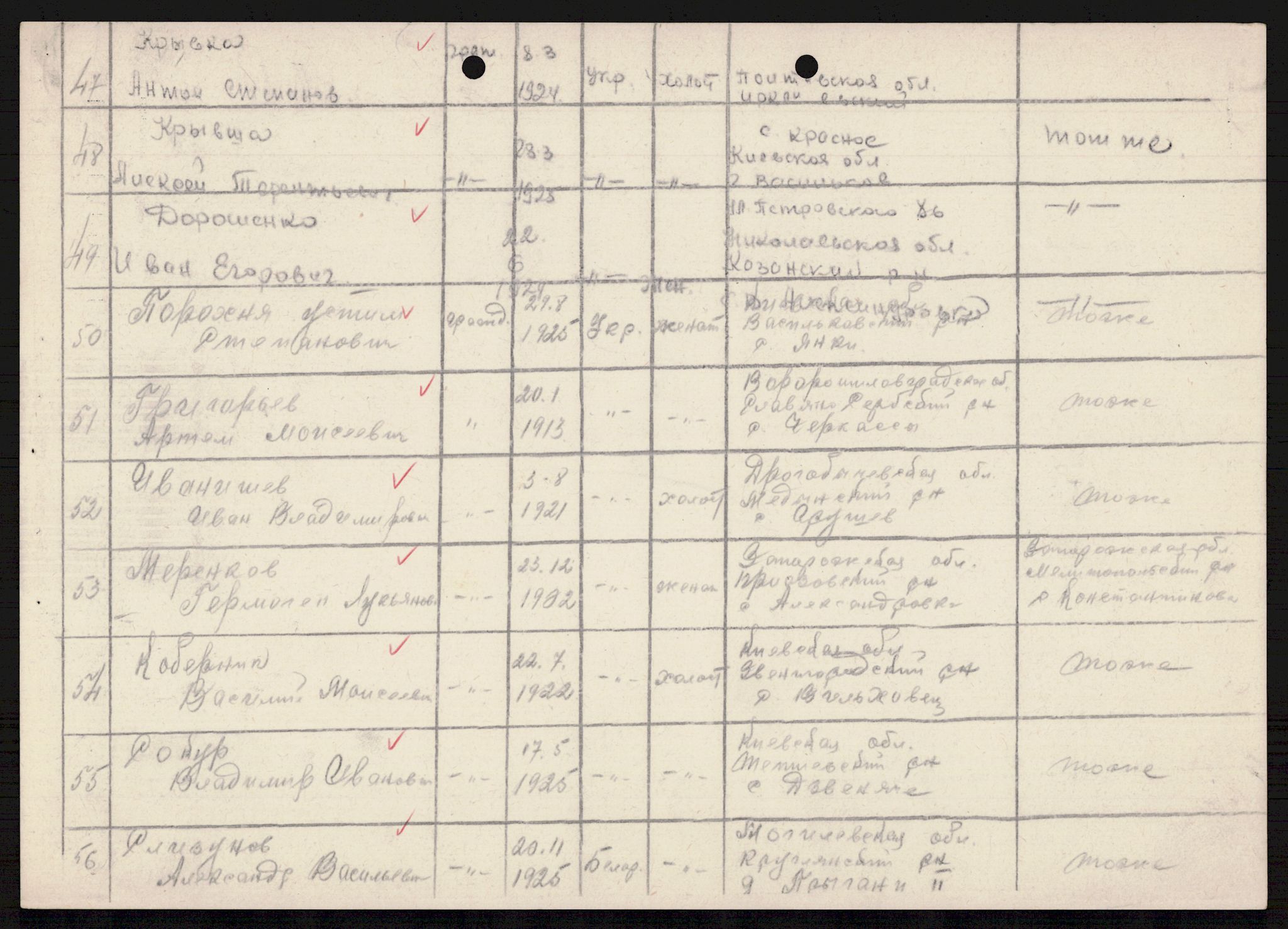 Flyktnings- og fangedirektoratet, Repatrieringskontoret, AV/RA-S-1681/D/Db/L0021: Displaced Persons (DPs) og sivile tyskere, 1945-1948, s. 149