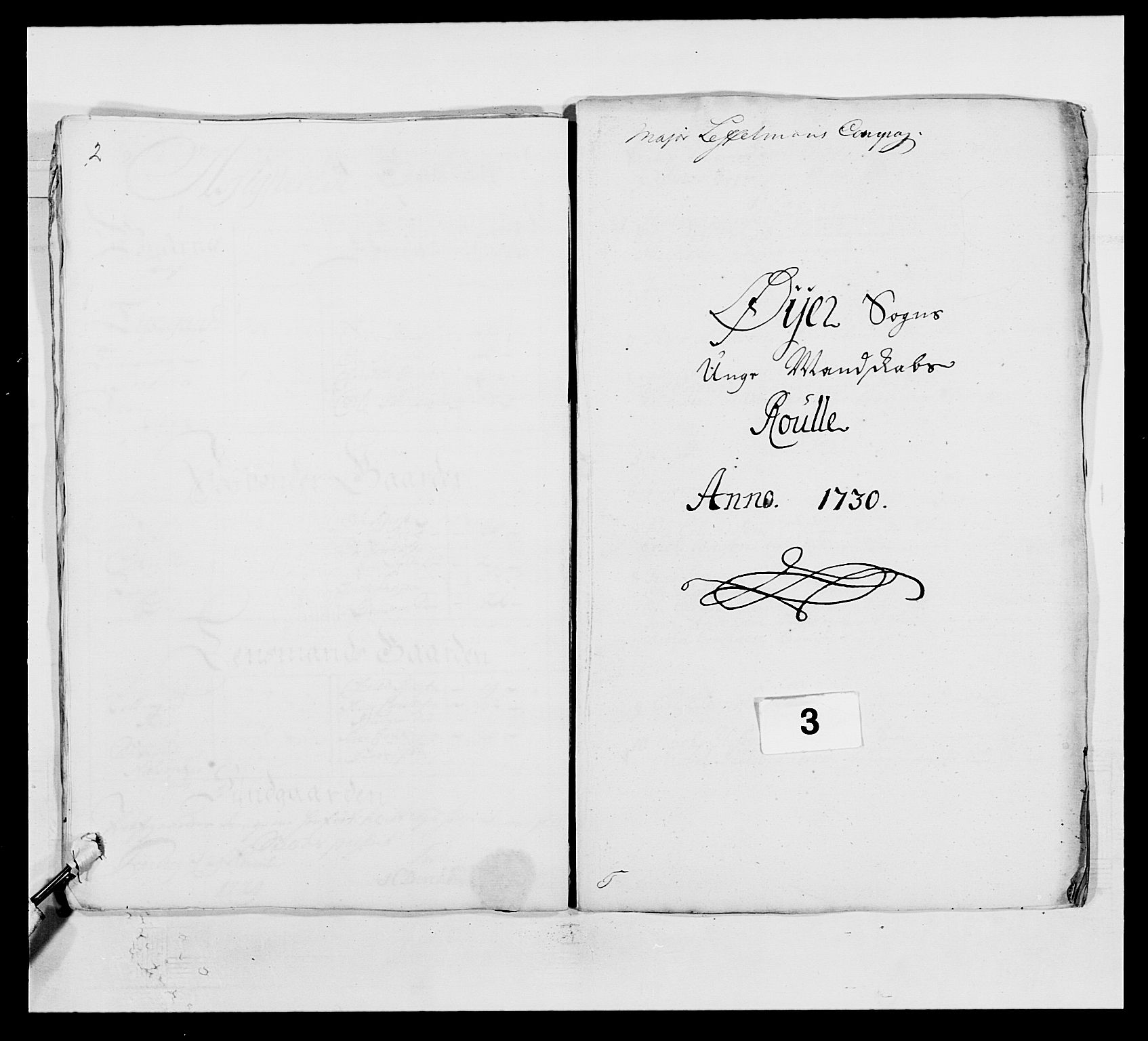 Kommanderende general (KG I) med Det norske krigsdirektorium, AV/RA-EA-5419/E/Ea/L0502: 1. Opplandske regiment, 1720-1743, s. 29