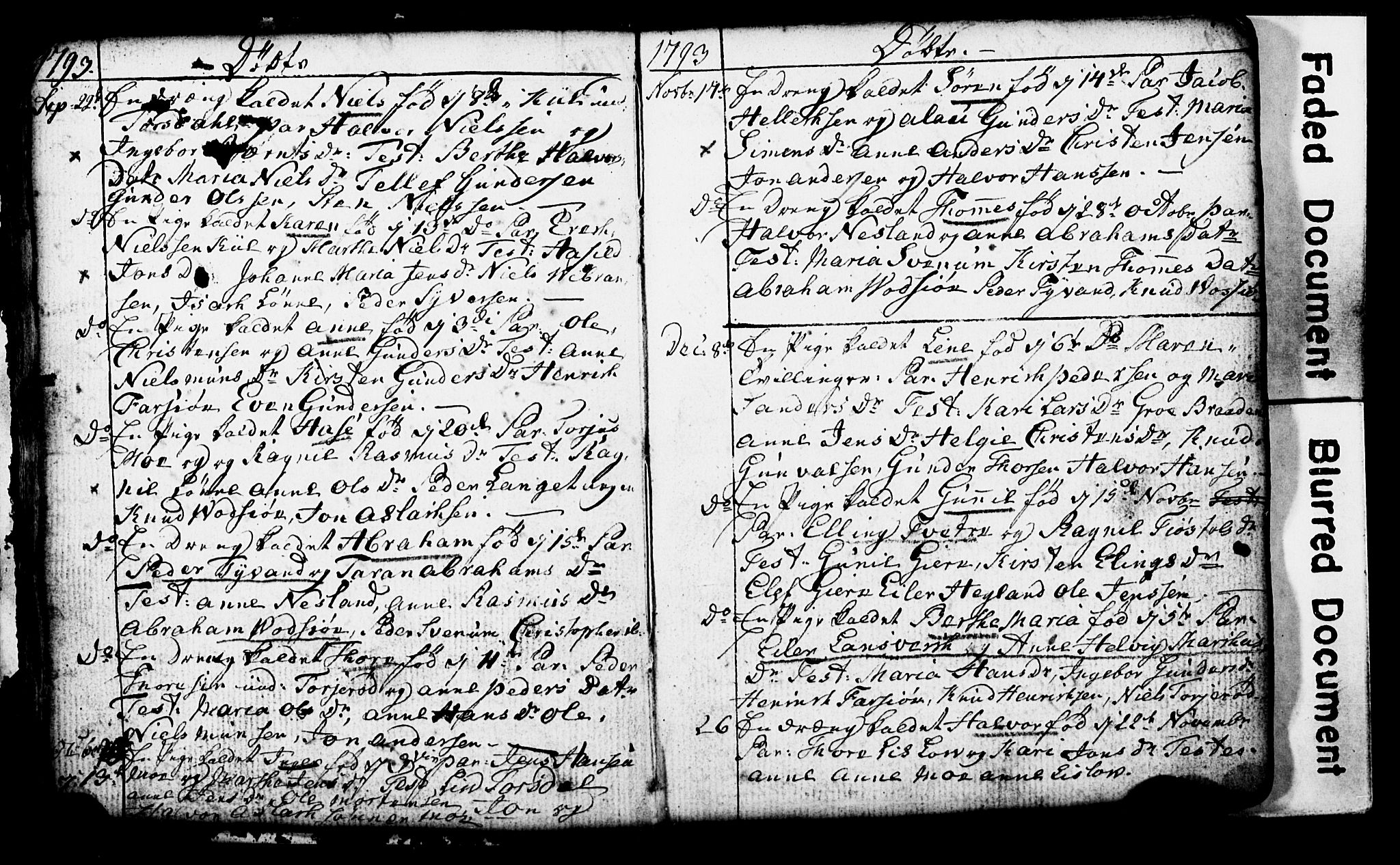 Sannidal kirkebøker, AV/SAKO-A-296/G/Ga/L0001: Klokkerbok nr. 1, 1782-1816