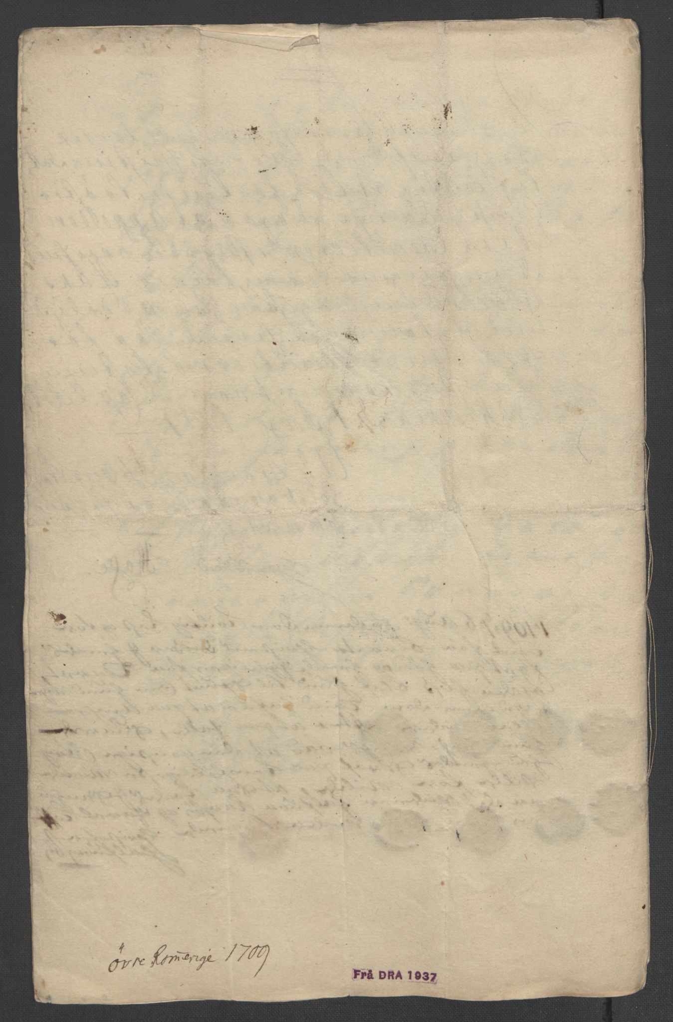 Rentekammeret inntil 1814, Reviderte regnskaper, Fogderegnskap, RA/EA-4092/R12/L0719: Fogderegnskap Øvre Romerike, 1708-1709, s. 384