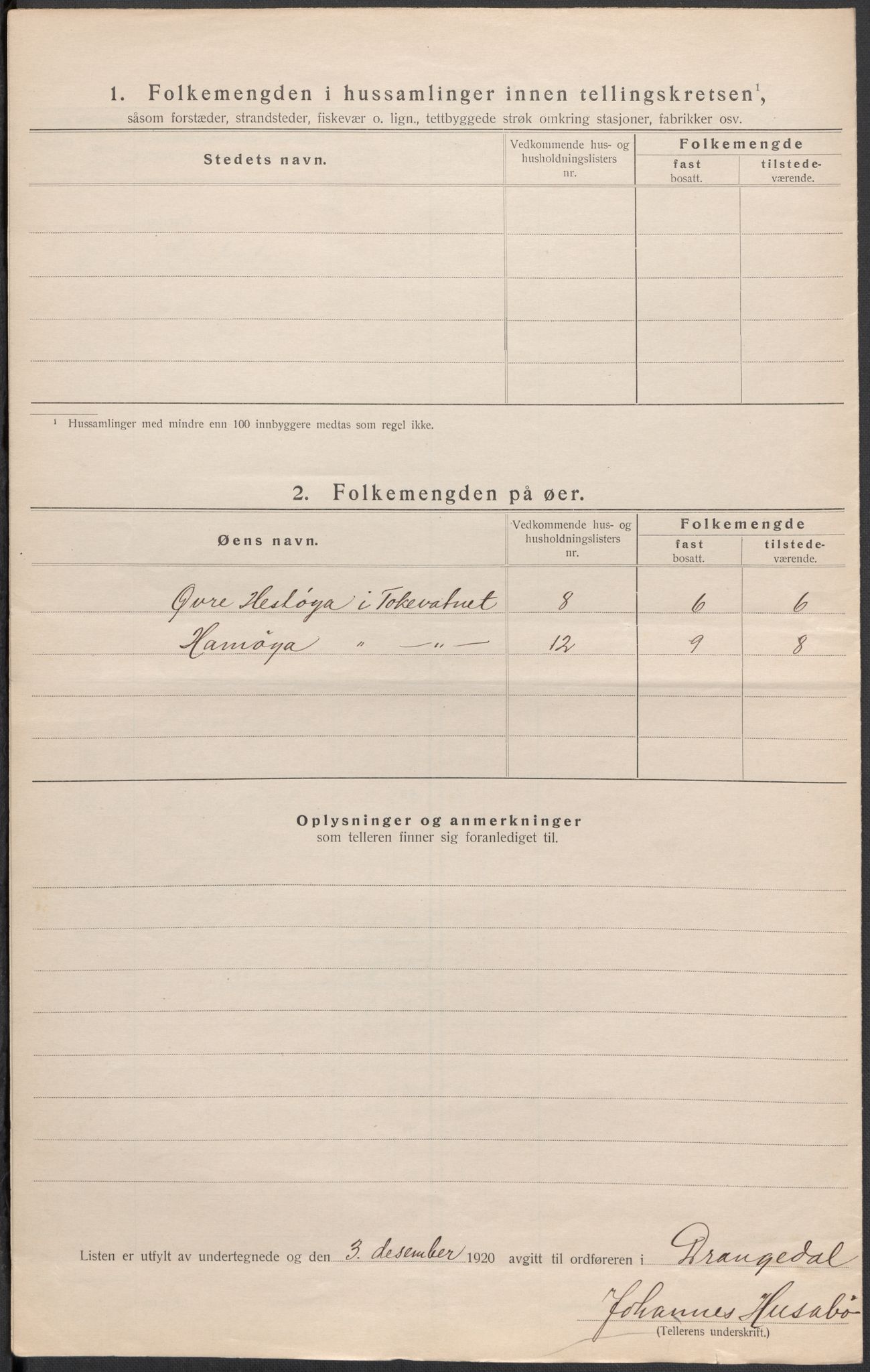 SAKO, Folketelling 1920 for 0817 Drangedal herred, 1920, s. 61