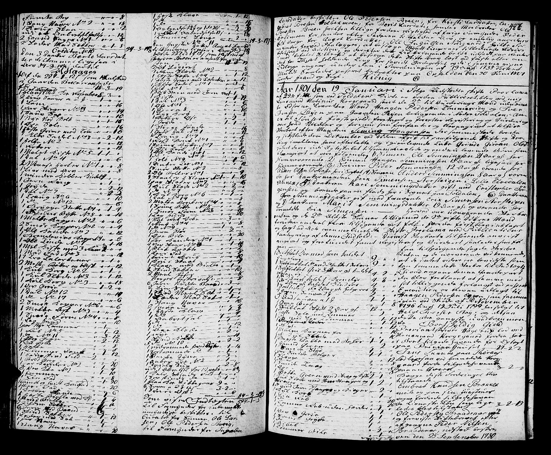 Østerdalen sorenskriveri, SAH/TING-032/J/Ja/L0008: Skifteprotokoll, 1798-1802, s. 425b-426a