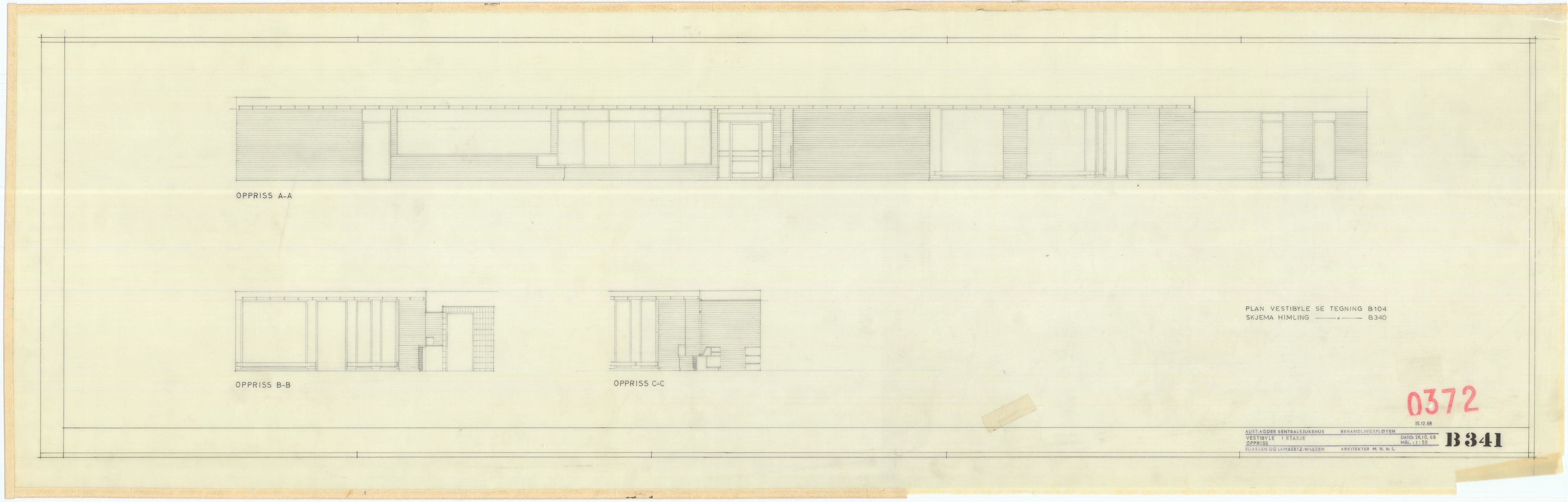 Eliassen og Lambertz-Nilssen Arkitekter, AAKS/PA-2983/T/T02/L0006: Tegningskogger 0372, 1967-1972, s. 21