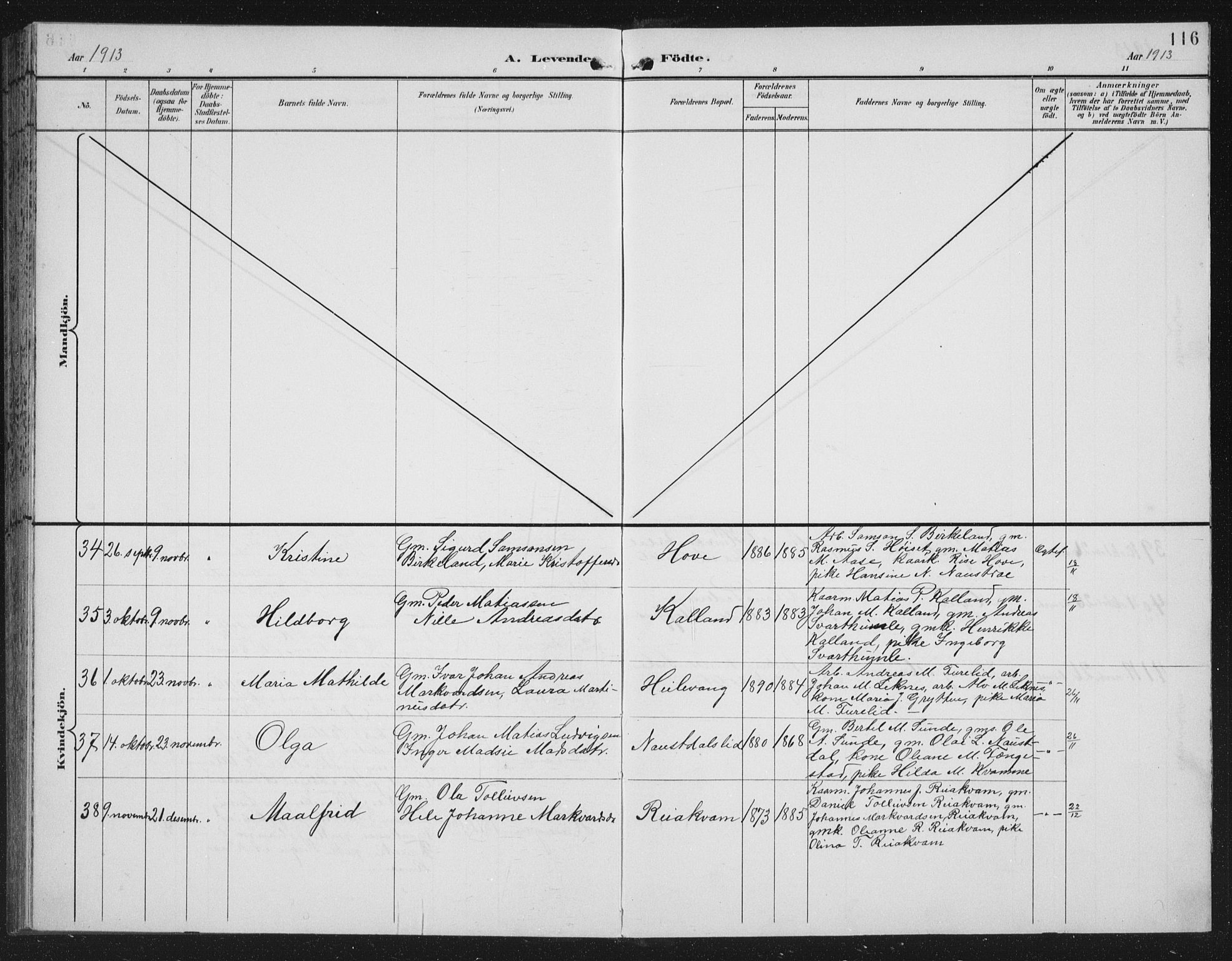 Førde sokneprestembete, AV/SAB-A-79901/H/Hab/Habd/L0004: Klokkerbok nr. D 4, 1896-1913, s. 116
