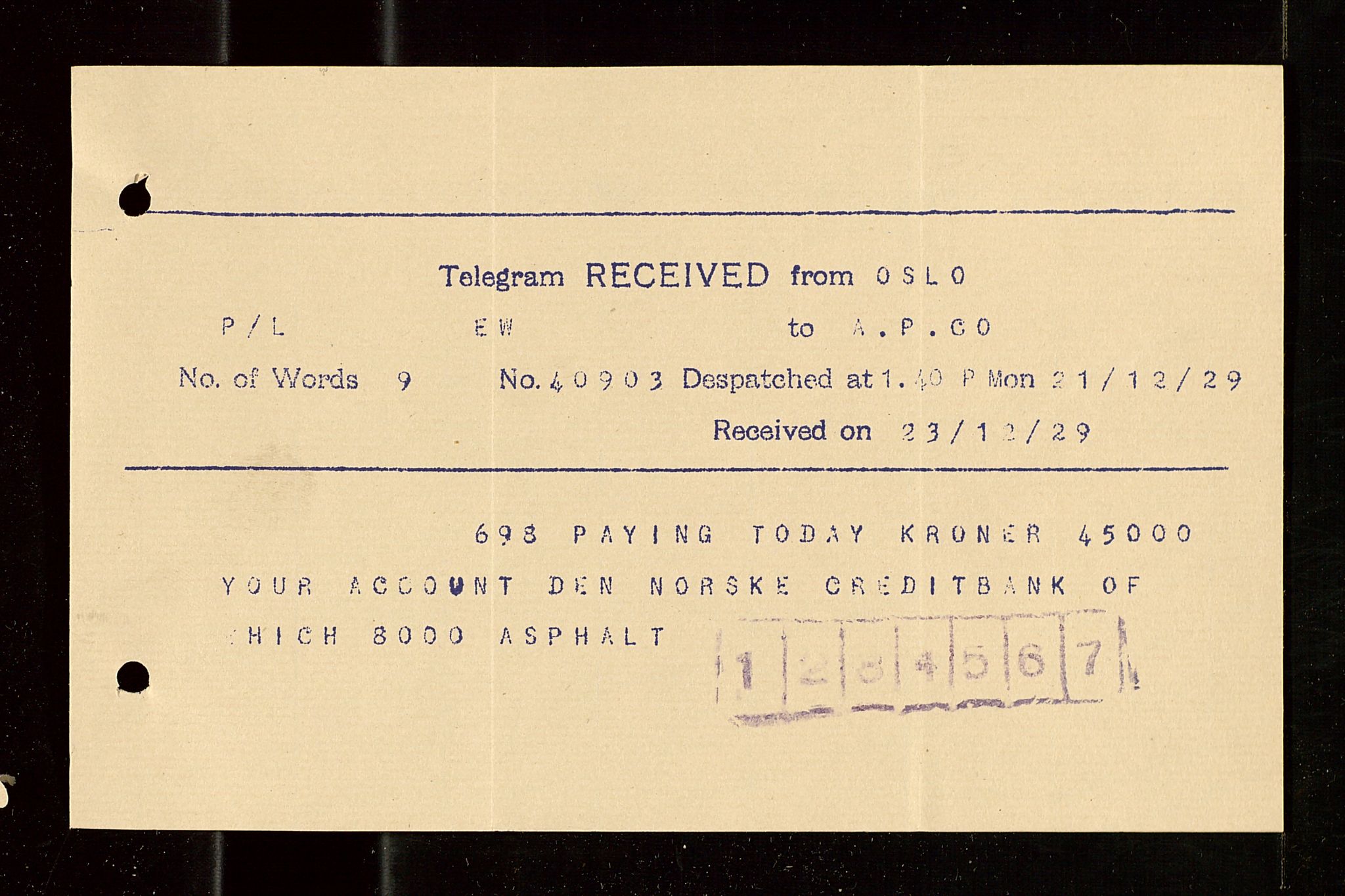 Pa 1521 - A/S Norske Shell, AV/SAST-A-101915/E/Ea/Eaa/L0015: Sjefskorrespondanse, 1928-1929, s. 451