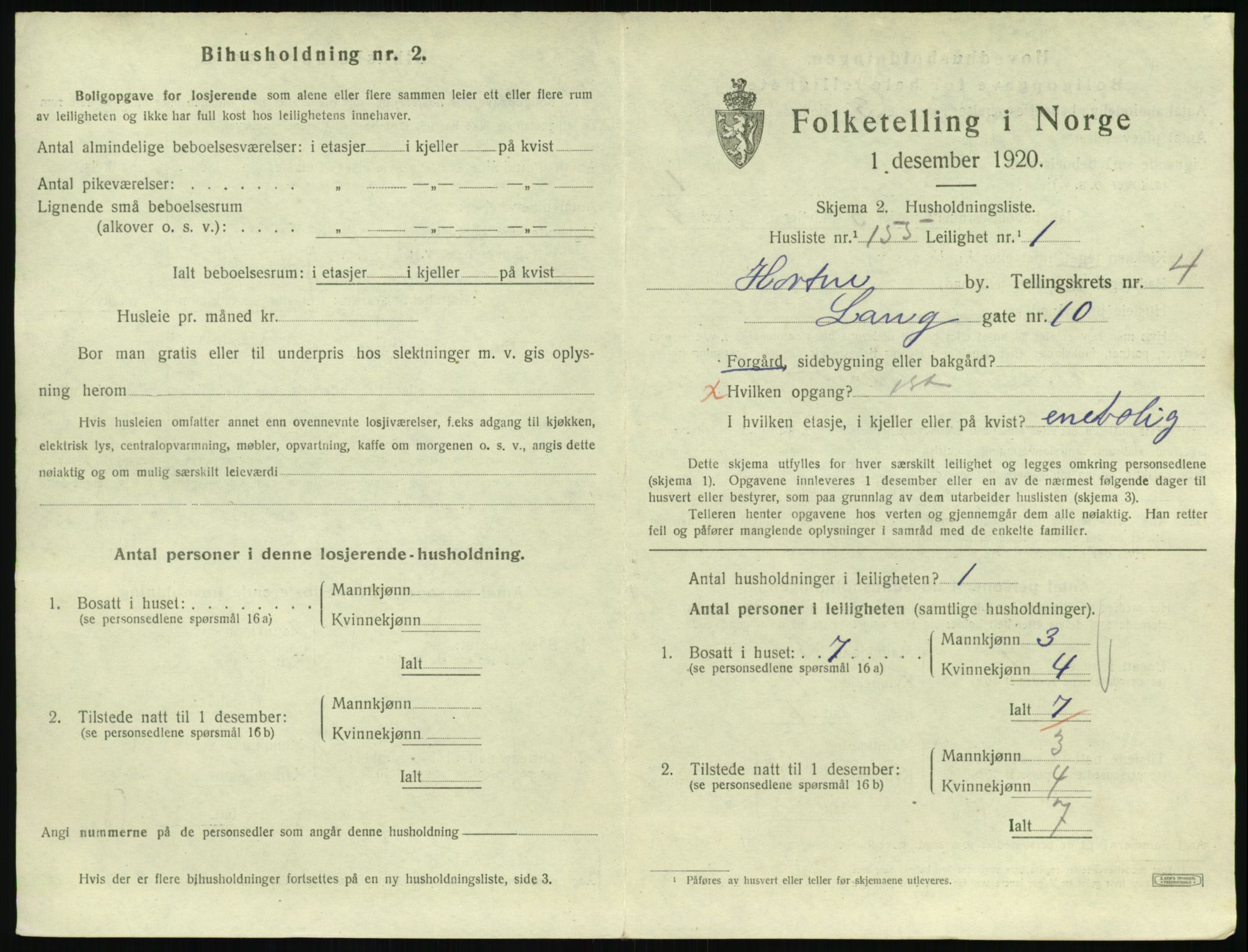 SAKO, Folketelling 1920 for 0703 Horten kjøpstad, 1920, s. 5605