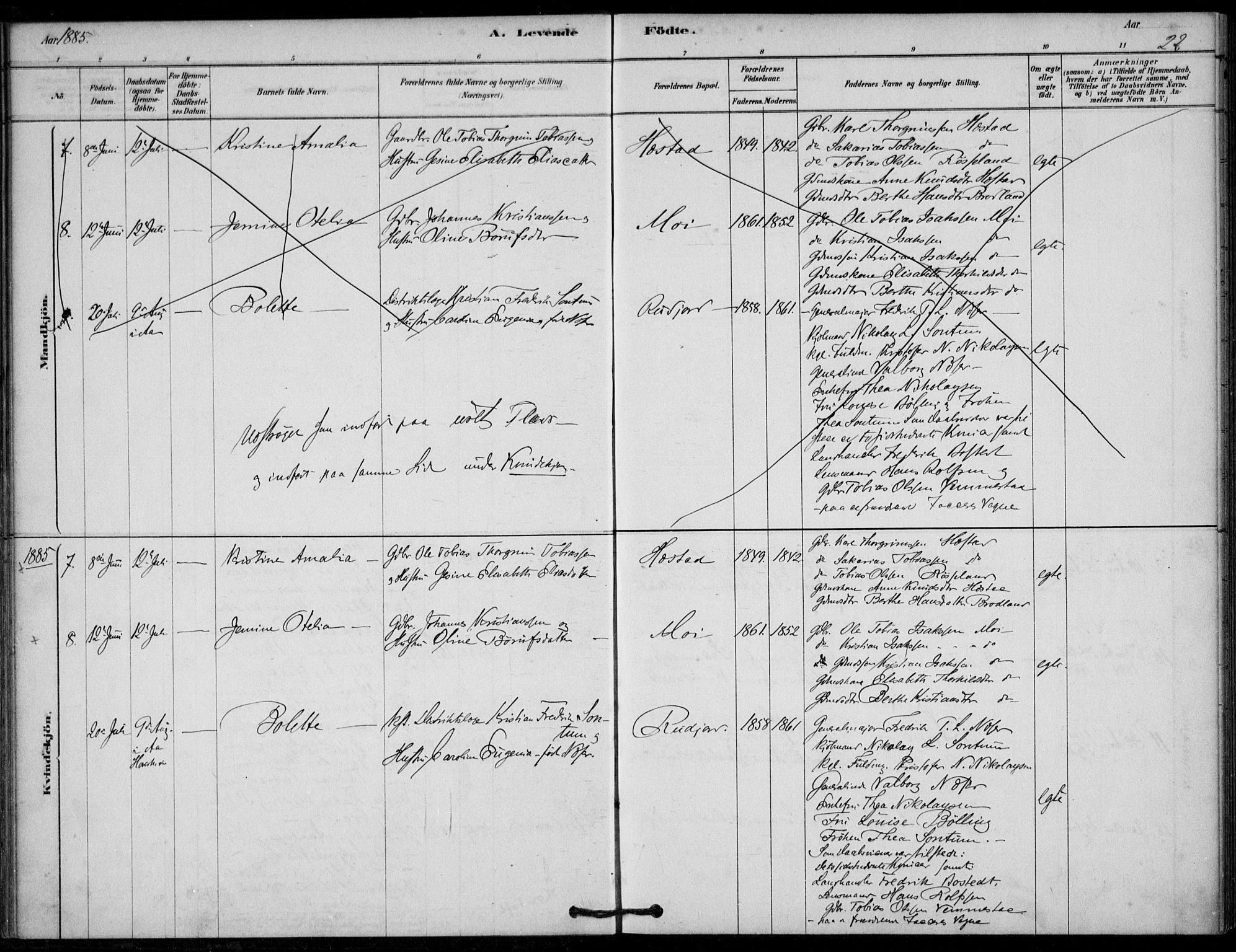 Lyngdal sokneprestkontor, AV/SAK-1111-0029/F/Fa/Fab/L0003: Ministerialbok nr. A 3, 1878-1903, s. 22