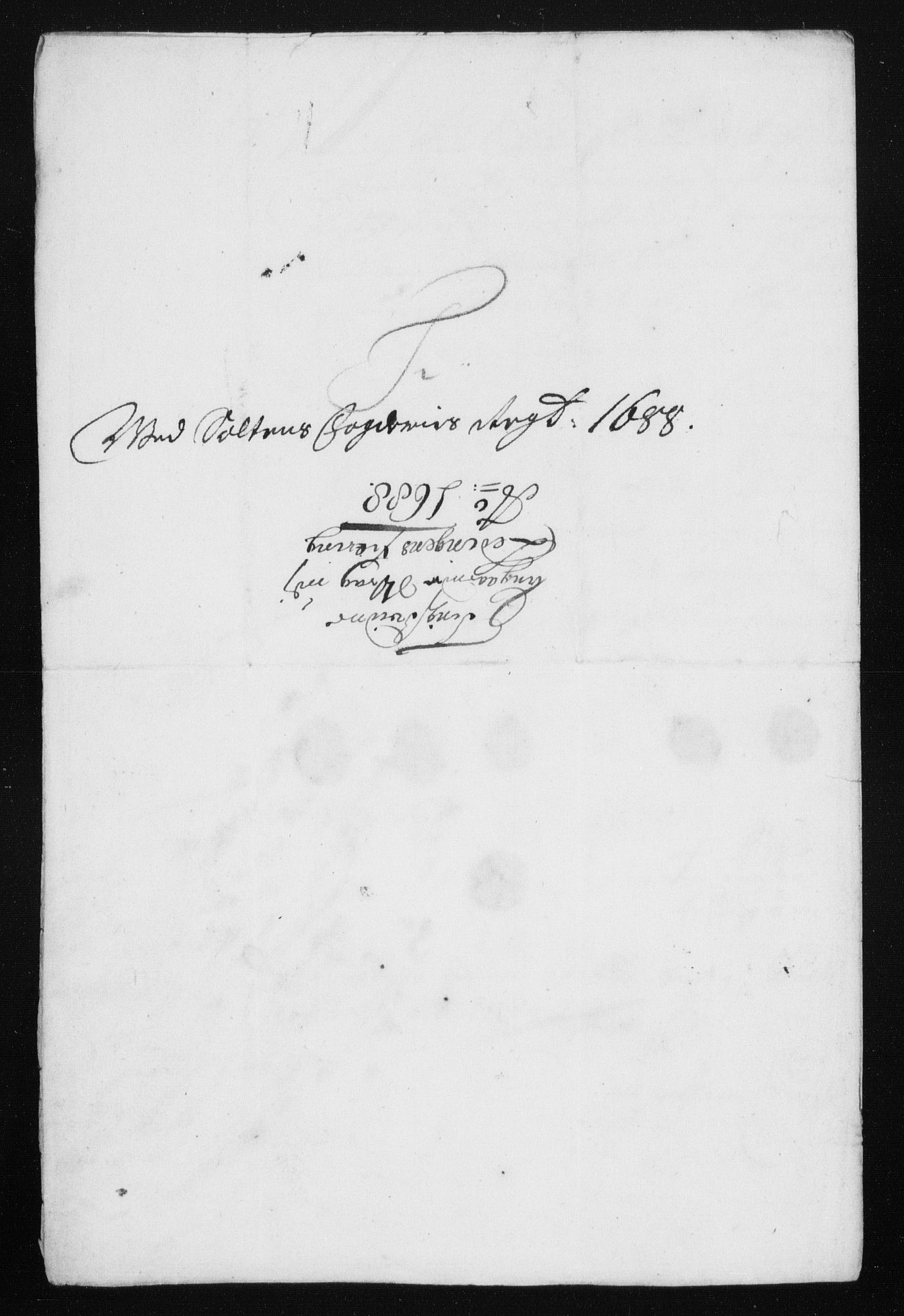 Rentekammeret inntil 1814, Reviderte regnskaper, Stiftamtstueregnskaper, Trondheim stiftamt og Nordland amt, AV/RA-EA-6044/R/Rh/L0011: Nordland amt, 1688