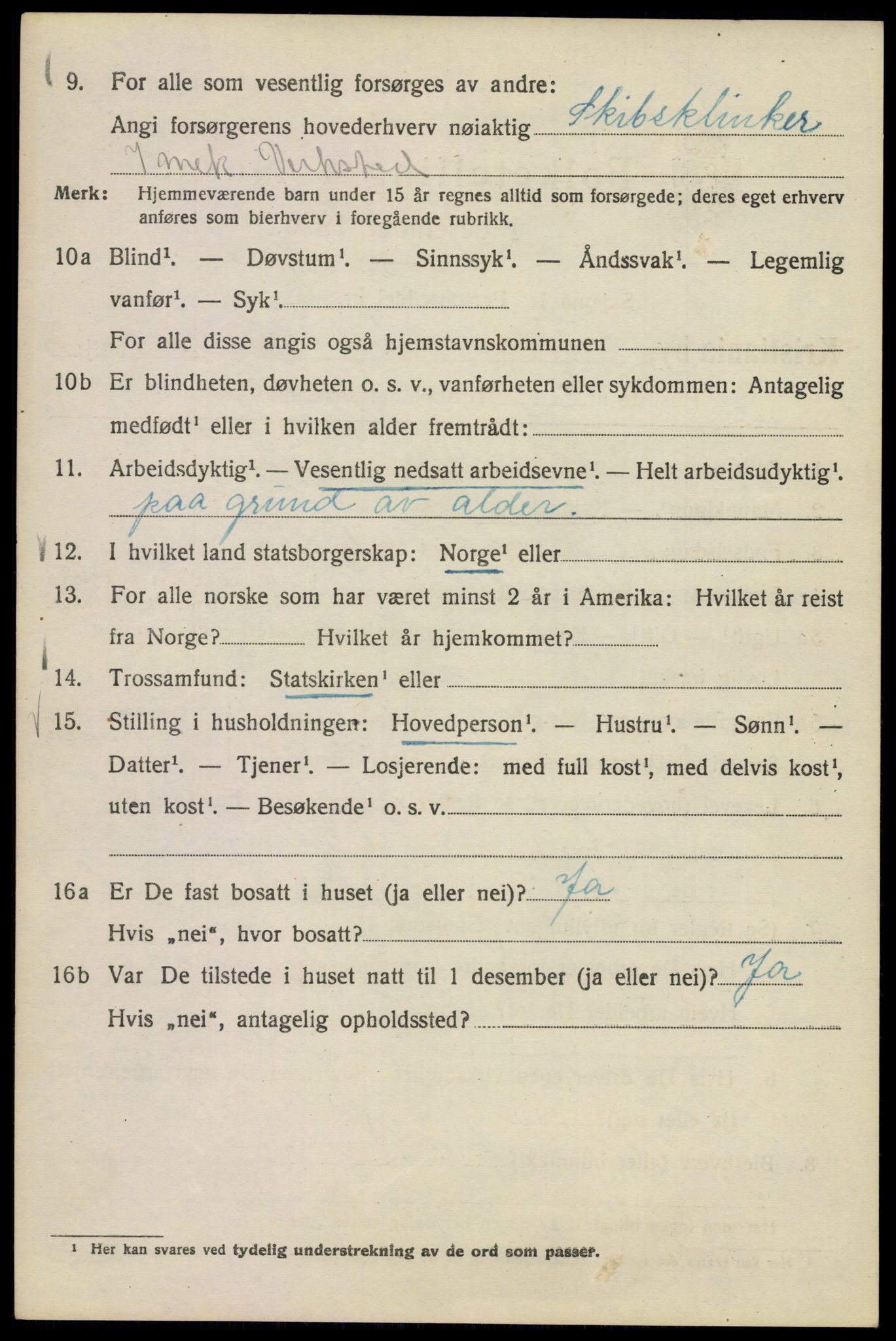 SAO, Folketelling 1920 for 0301 Kristiania kjøpstad, 1920, s. 634976