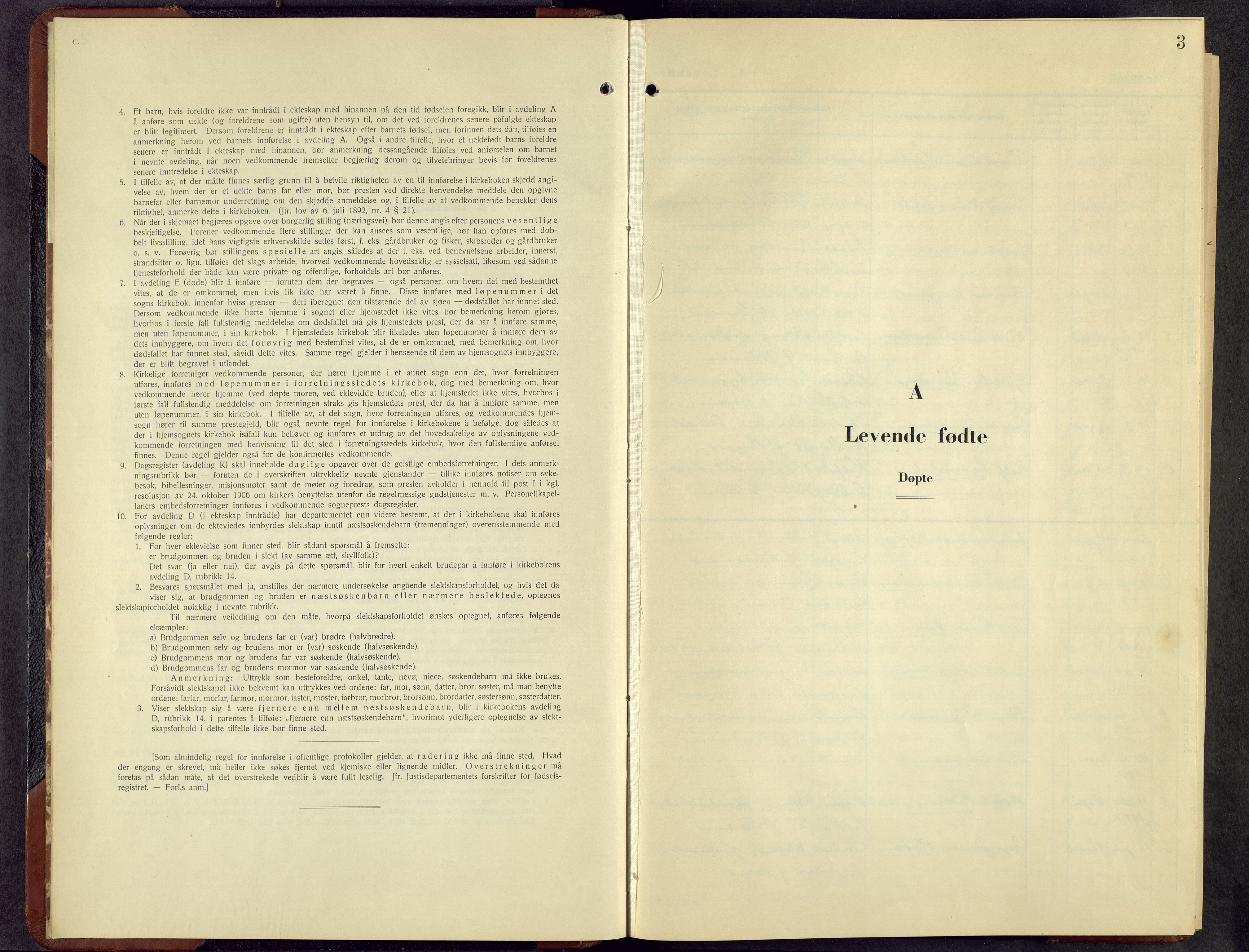 Stange prestekontor, SAH/PREST-002/L/L0023: Klokkerbok nr. 23, 1948-1966, s. 3