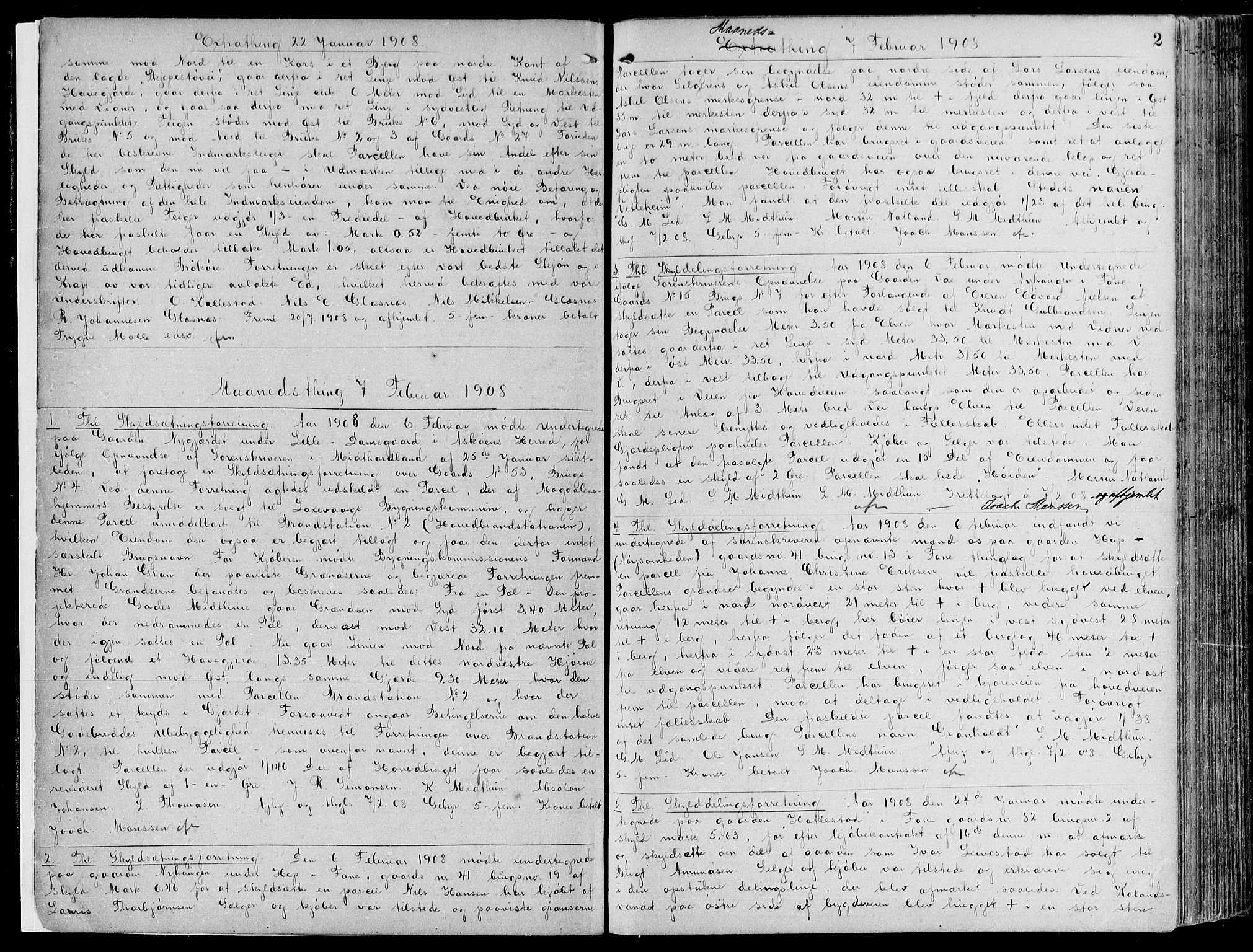 Midhordland sorenskriveri, SAB/A-3001/1/G/Gb/Gbd/L0001: Pantebok nr. II.B.d.1, 1908-1911, s. 2