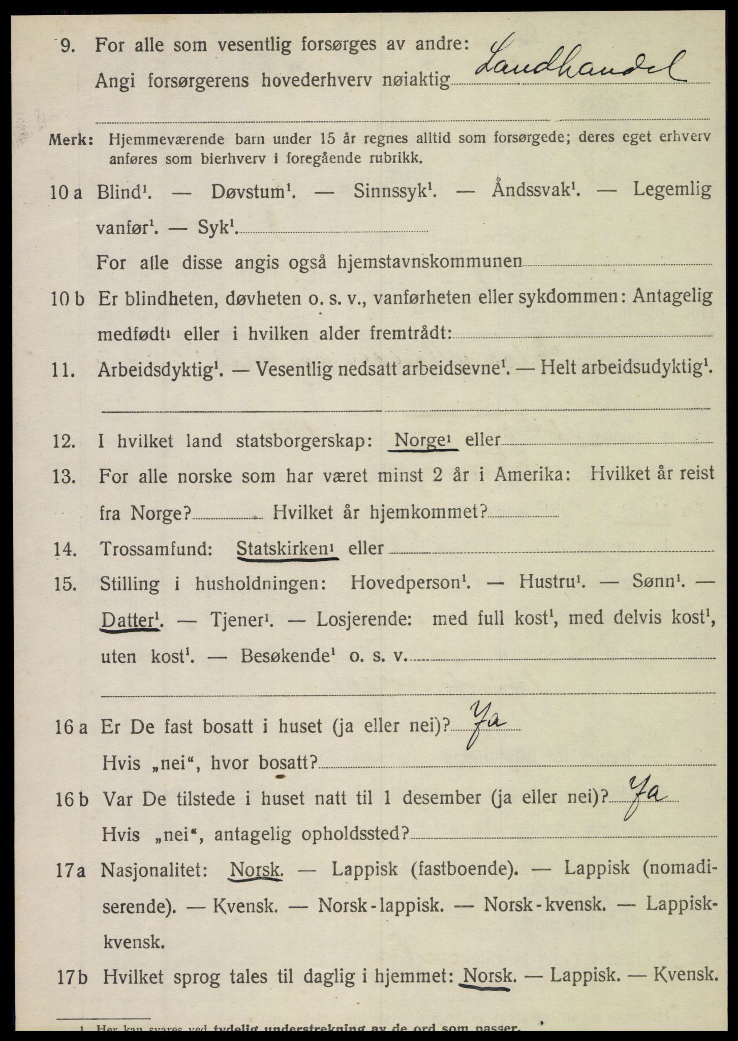 SAT, Folketelling 1920 for 1814 Brønnøy herred, 1920, s. 6105