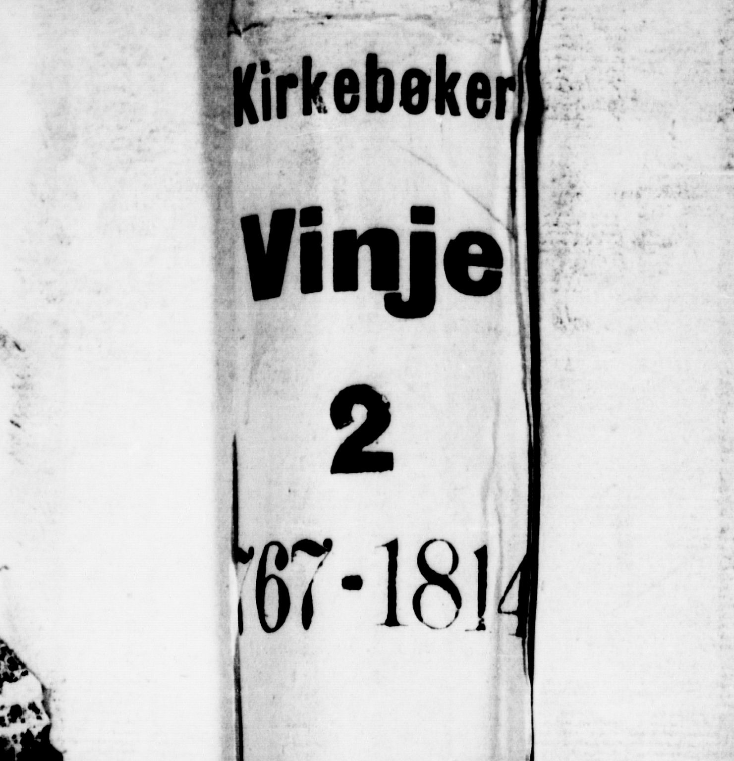 Vinje kirkebøker, AV/SAKO-A-312/F/Fa/L0002: Ministerialbok nr. I 2, 1767-1814