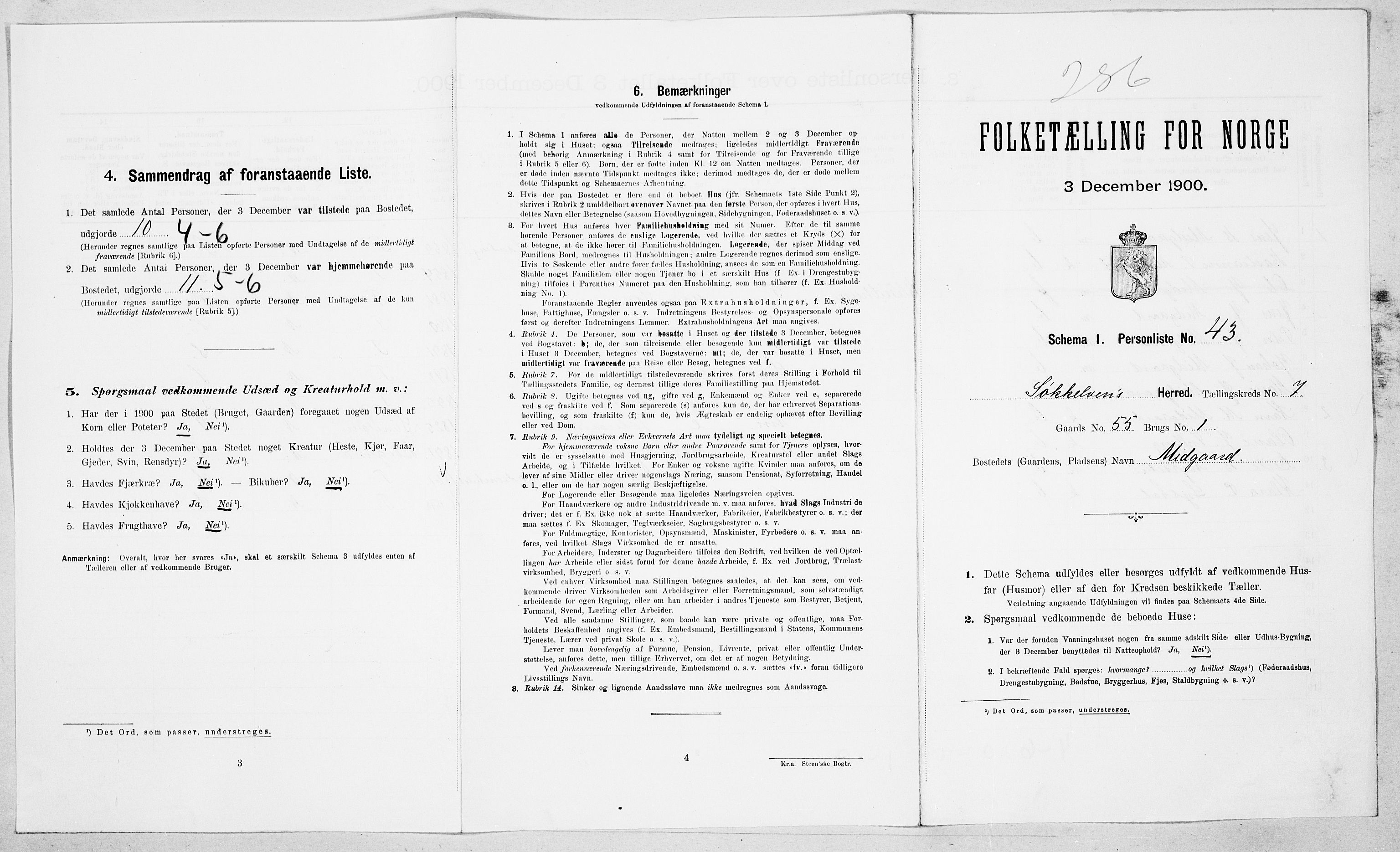 SAT, Folketelling 1900 for 1528 Sykkylven herred, 1900, s. 775