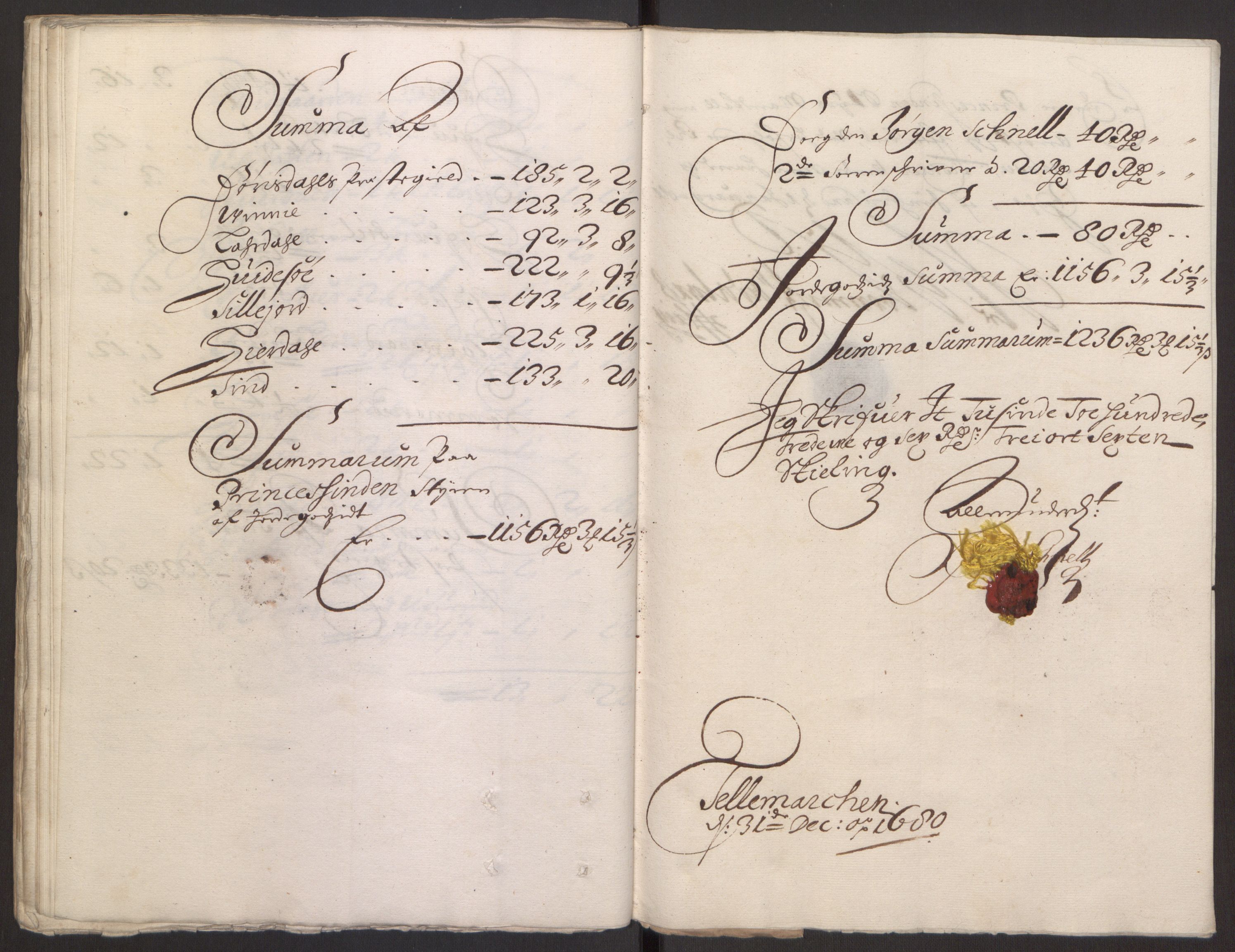 Rentekammeret inntil 1814, Reviderte regnskaper, Fogderegnskap, RA/EA-4092/R35/L2076: Fogderegnskap Øvre og Nedre Telemark, 1680-1684, s. 218