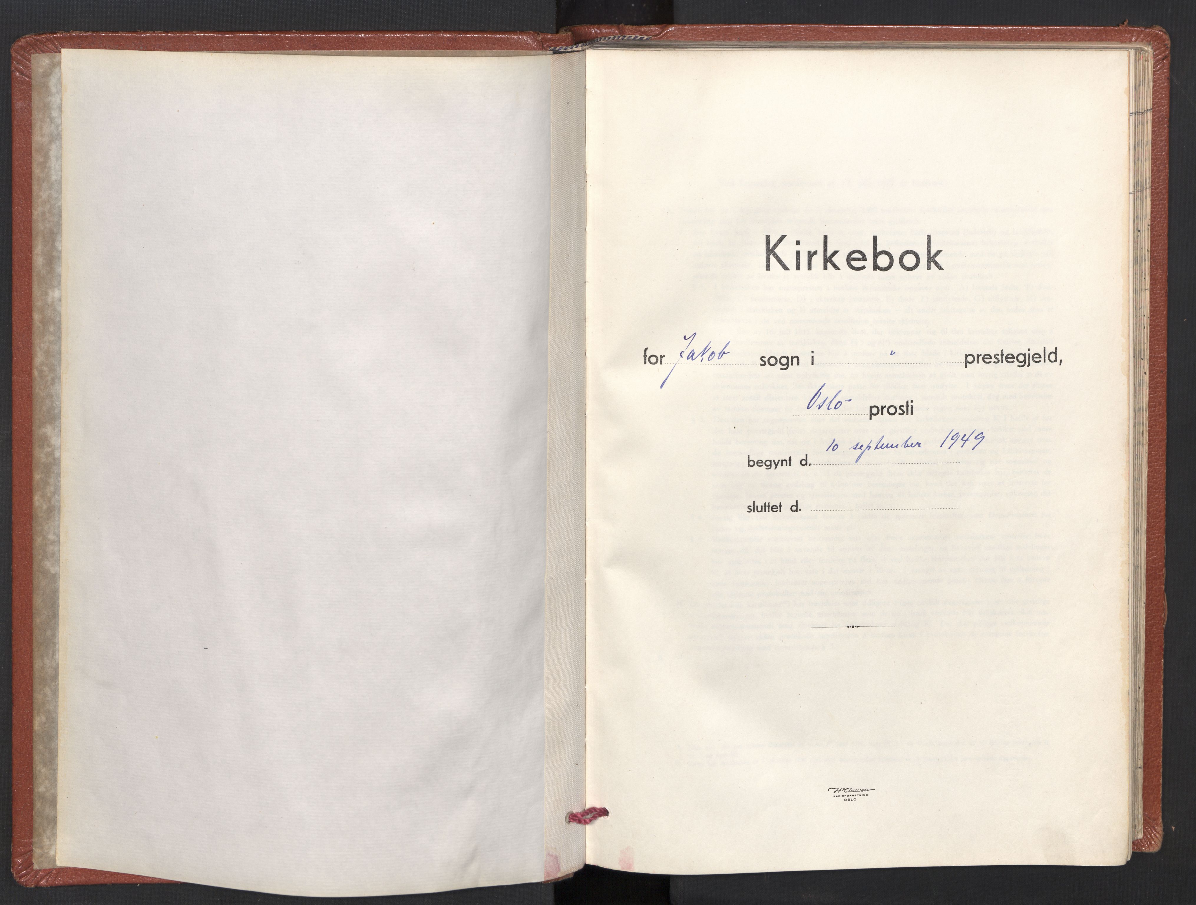 Jakob prestekontor Kirkebøker, SAO/A-10850/F/Fa/L0020: Ministerialbok nr. 20, 1949-1965