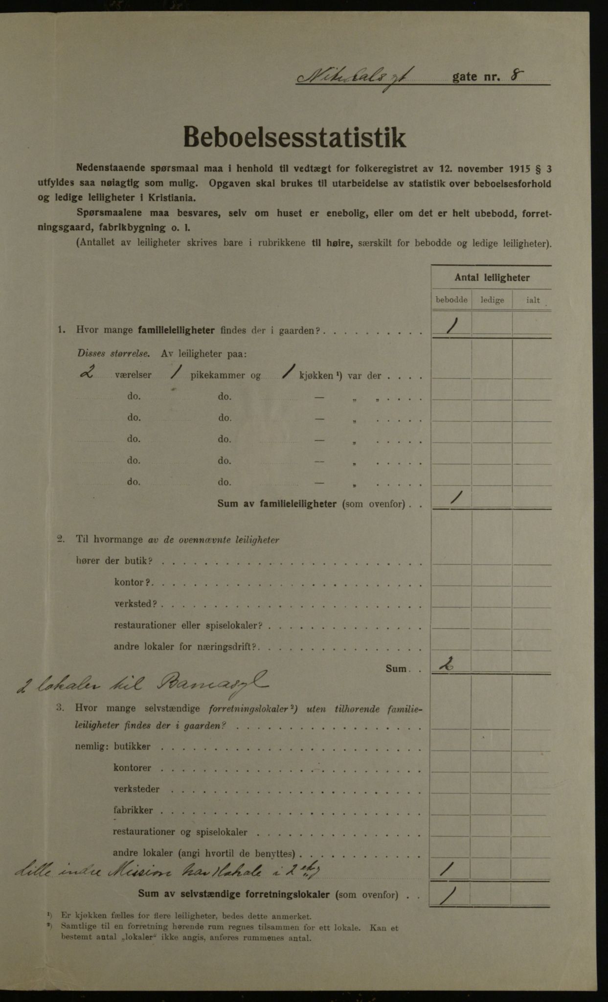 OBA, Kommunal folketelling 1.12.1923 for Kristiania, 1923, s. 78414